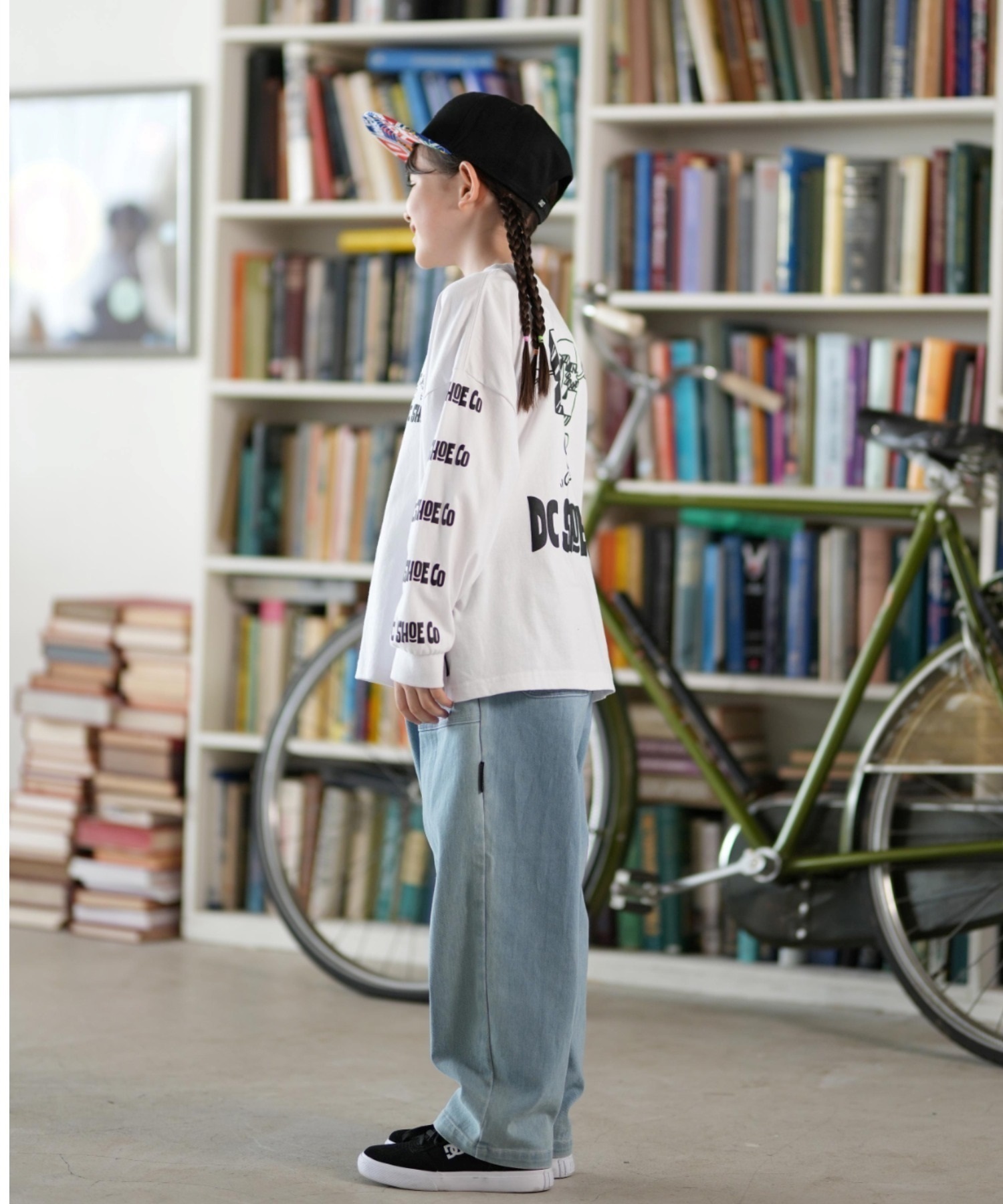 DC ディーシー 長袖 Tシャツ キッズ ジュニア ロンT 25 KD PLAY TIME