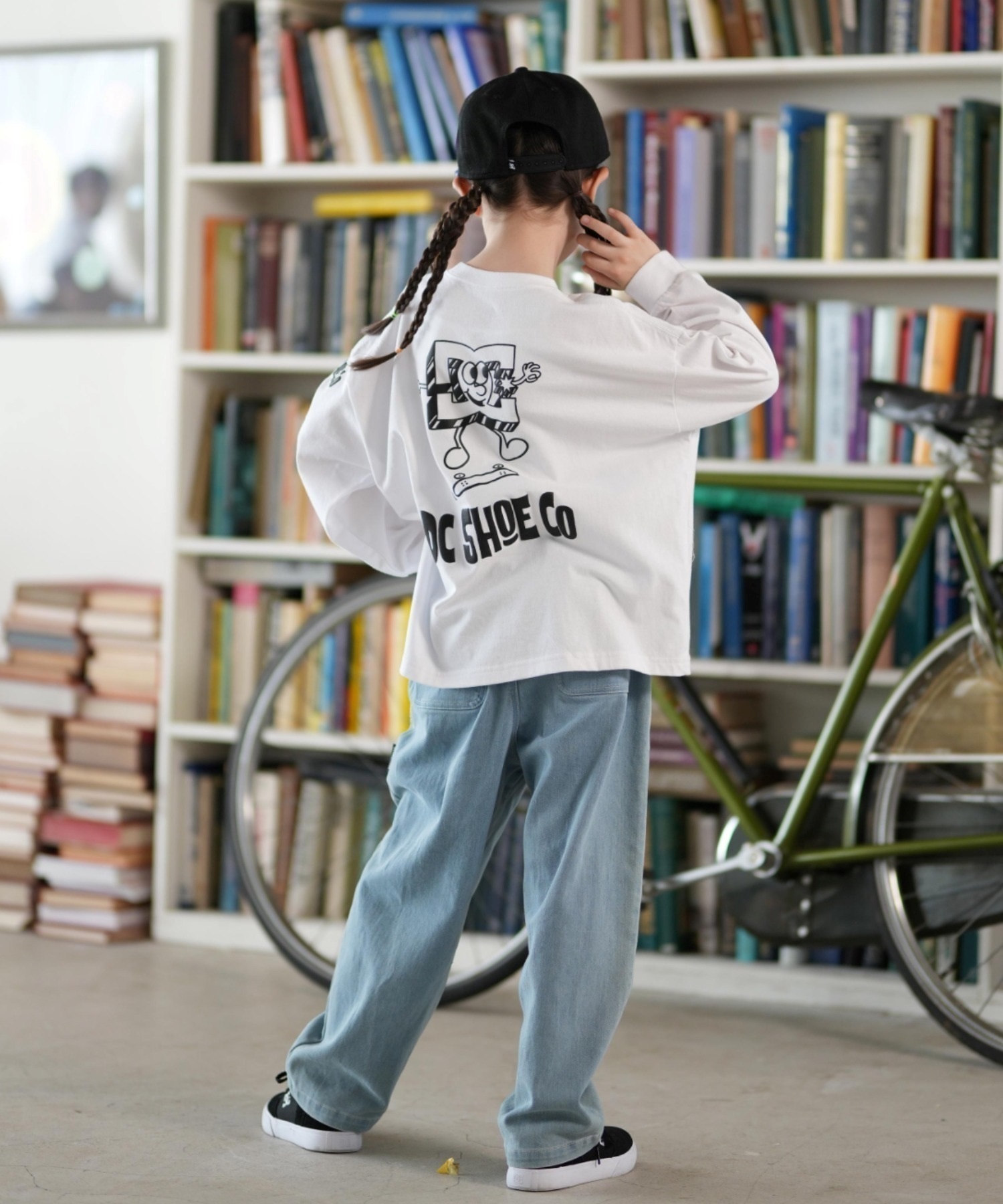 DC ディーシー 長袖 Tシャツ キッズ ジュニア ロンT 25 KD PLAY TIME