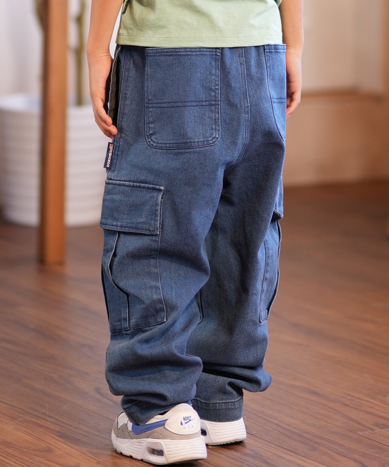 DC ディーシー ロングパンツ キッズ カーゴパンツ ストレッチ