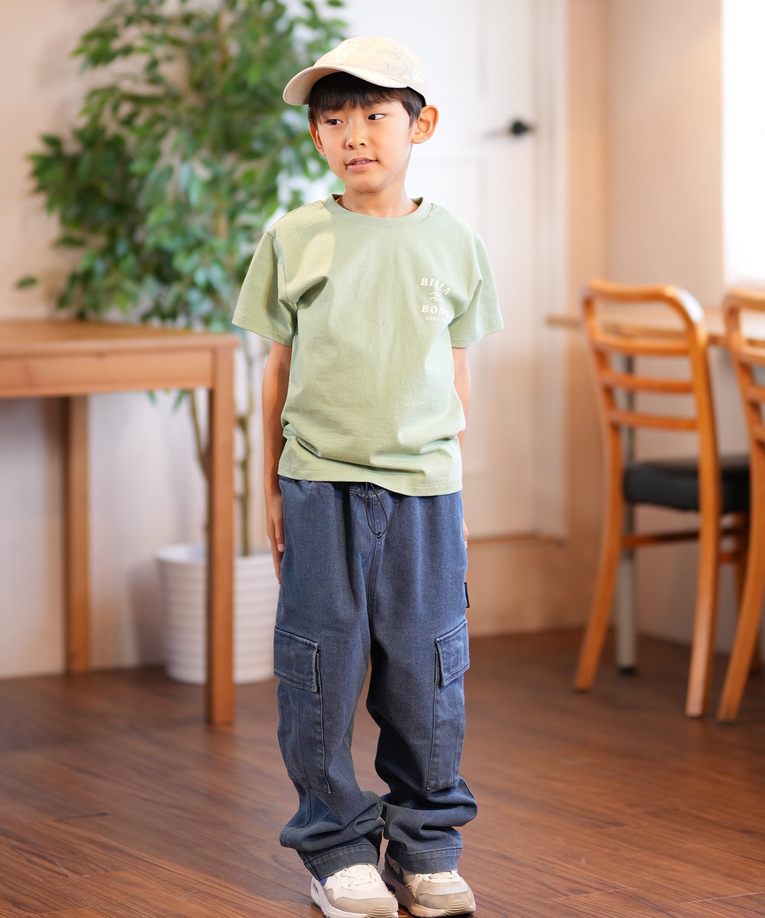 DC ディーシー ロングパンツ キッズ カーゴパンツ ストレッチ ワイド