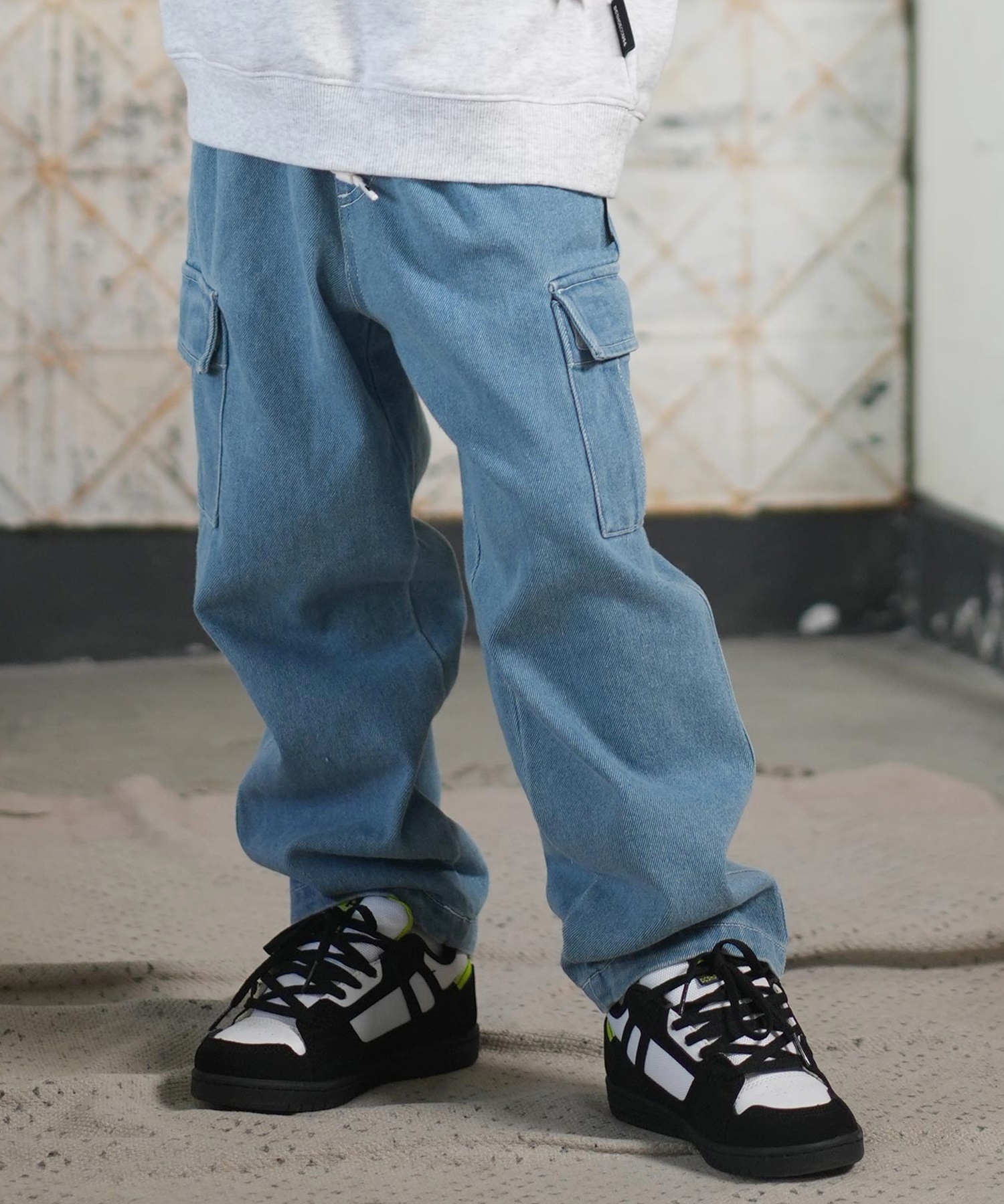 DC ディーシー ロングパンツ キッズ ロンパン 25 KD WIDE CARGO PANT