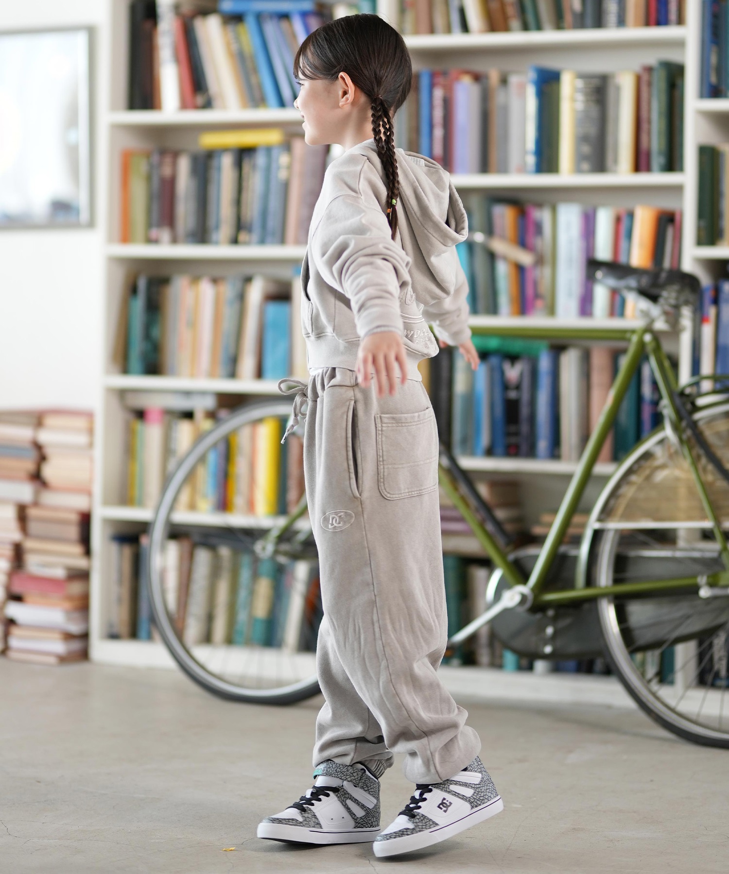 DC ディーシー ロングパンツ キッズ ロンパン 25 KD HIDDEN FLEECE PANT YPT254508(BES-130cm)