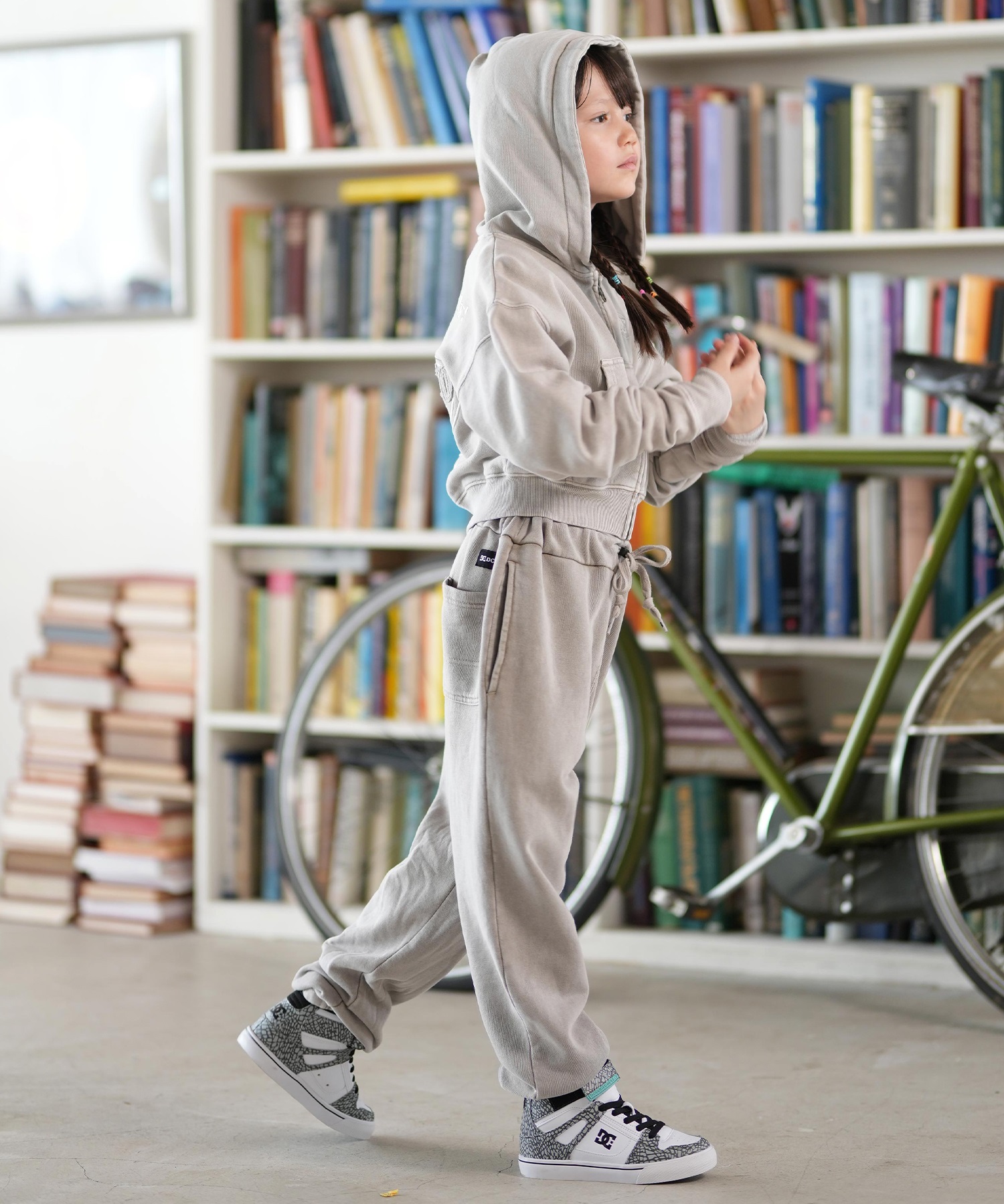 DC ディーシー ロングパンツ キッズ ロンパン 25 KD HIDDEN FLEECE PANT YPT254508(BES-130cm)