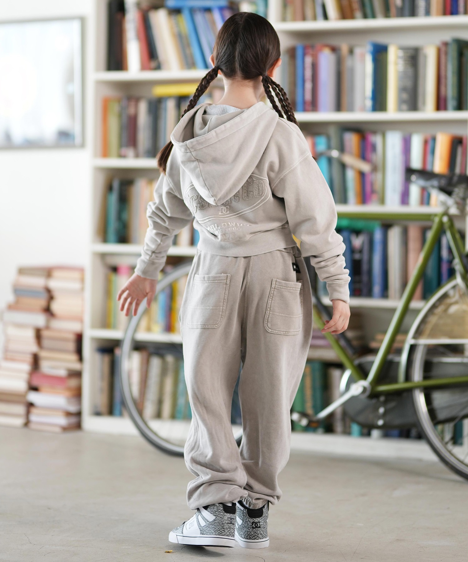 DC ディーシー ロングパンツ キッズ ロンパン 25 KD HIDDEN FLEECE PANT YPT254508(BES-130cm)