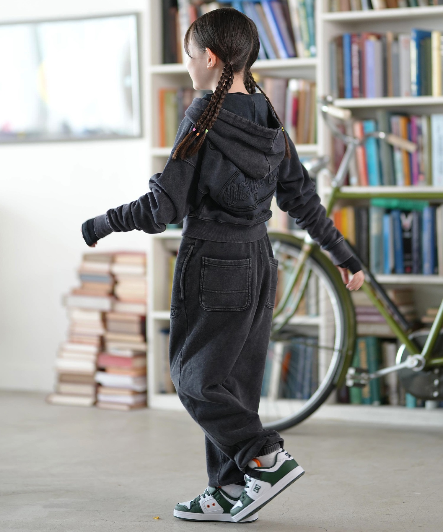 DC ディーシー ロングパンツ キッズ ロンパン 25 KD HIDDEN FLEECE PANT YPT254508(BES-130cm)