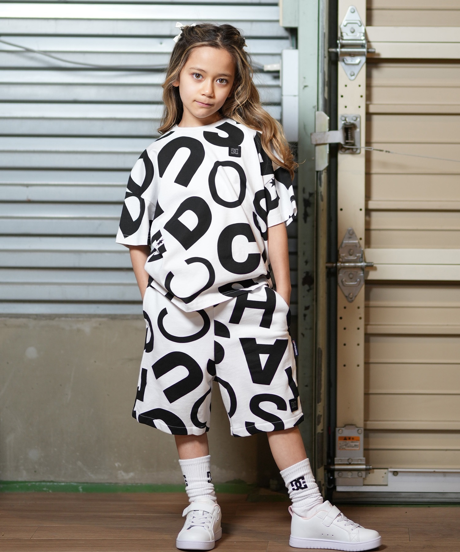 DC ディーシー ショートパンツ キッズ ショーツ 25 KD ALLOVER