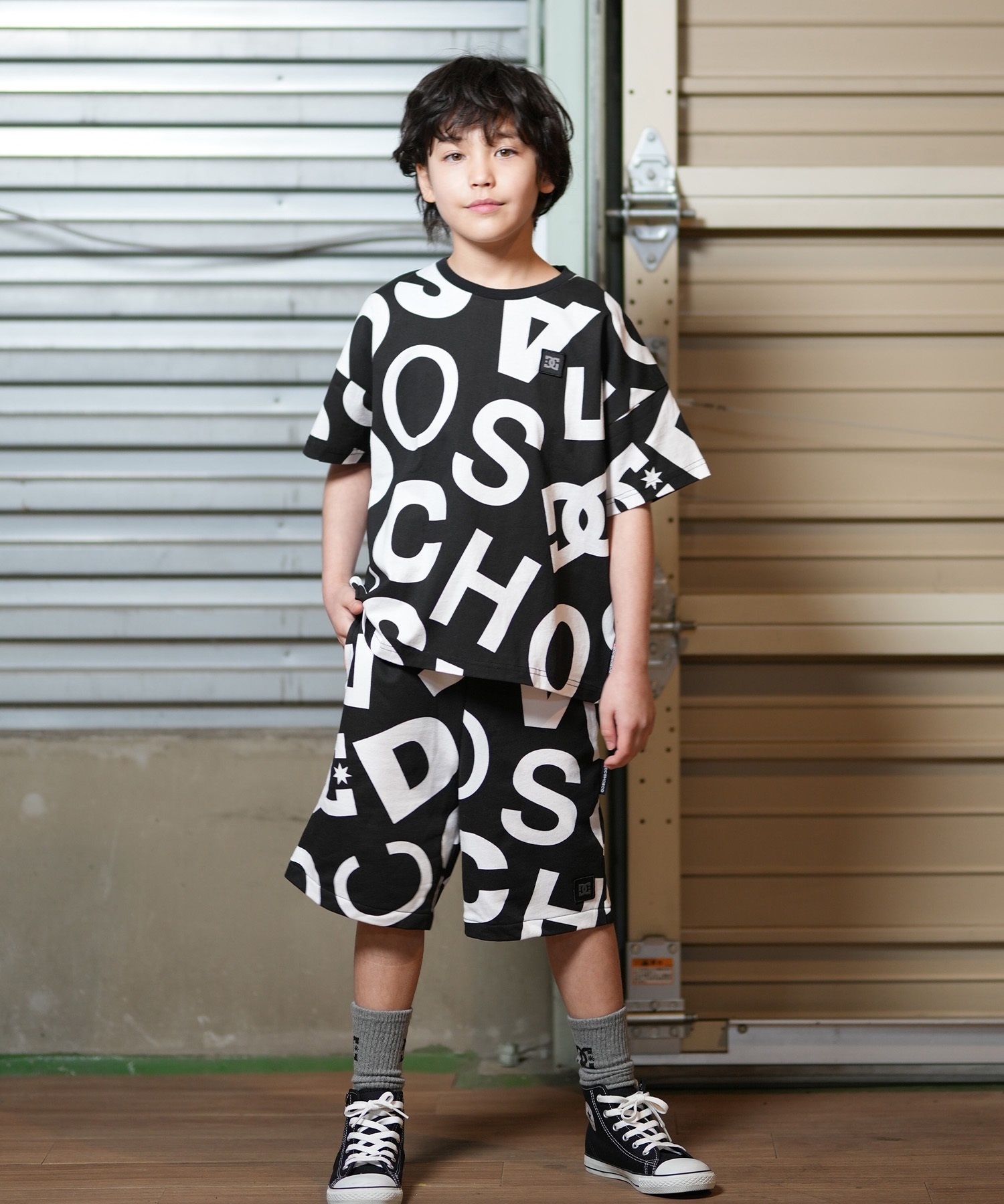 DC ディーシー ショートパンツ キッズ ショーツ 25 KD ALLOVER