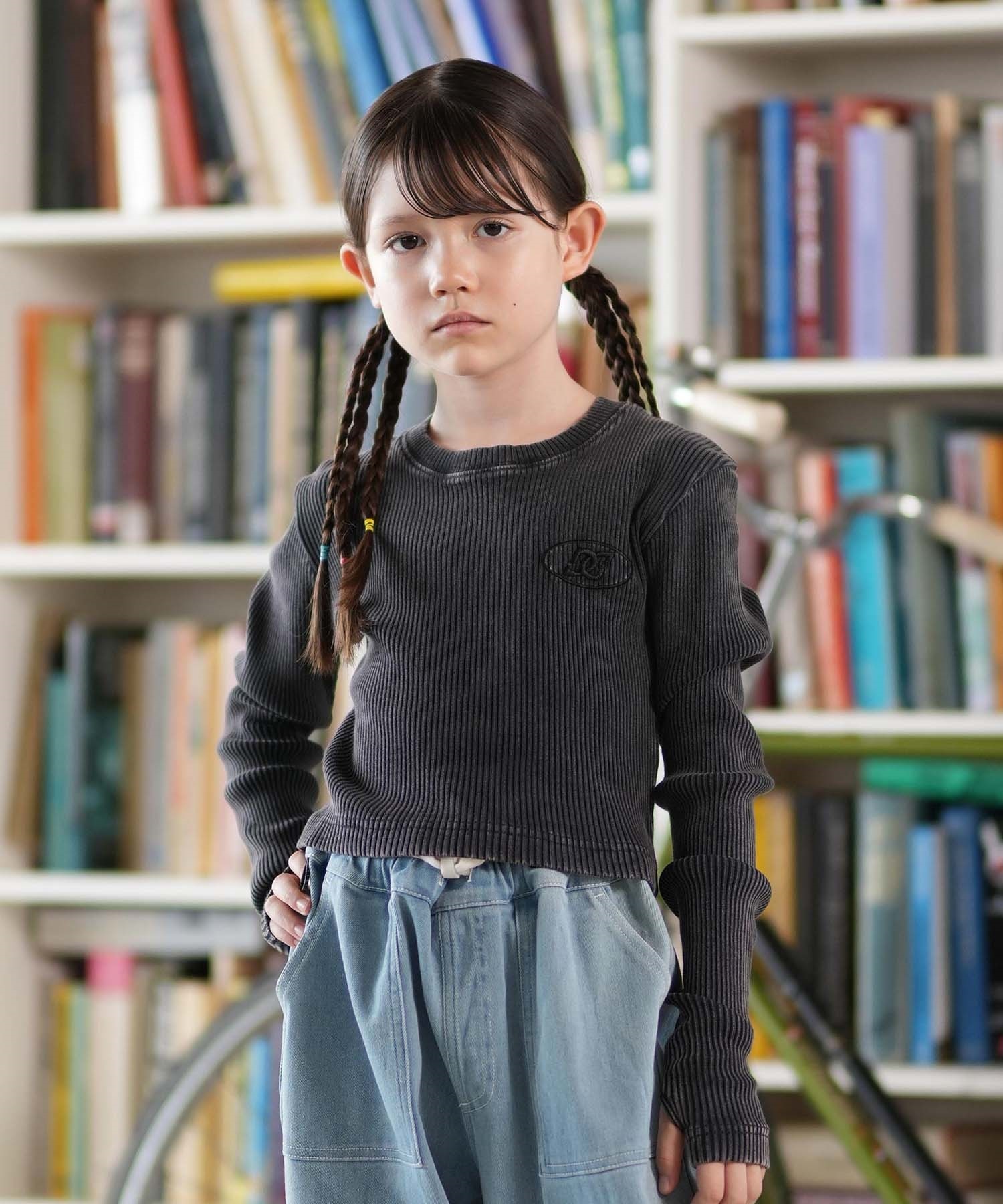 DC ディーシー 長袖 Tシャツ ロンT キッズ ジュニア 子供 KD GS TELECO