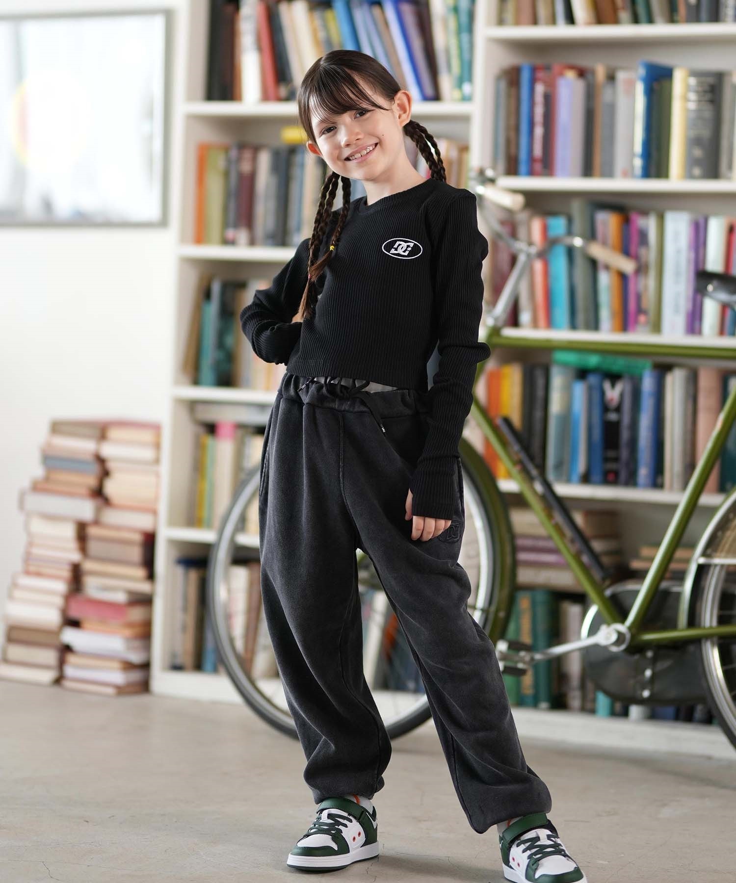 DC ディーシー 長袖 Tシャツ ロンT キッズ ジュニア 子供 KD GS TELECO