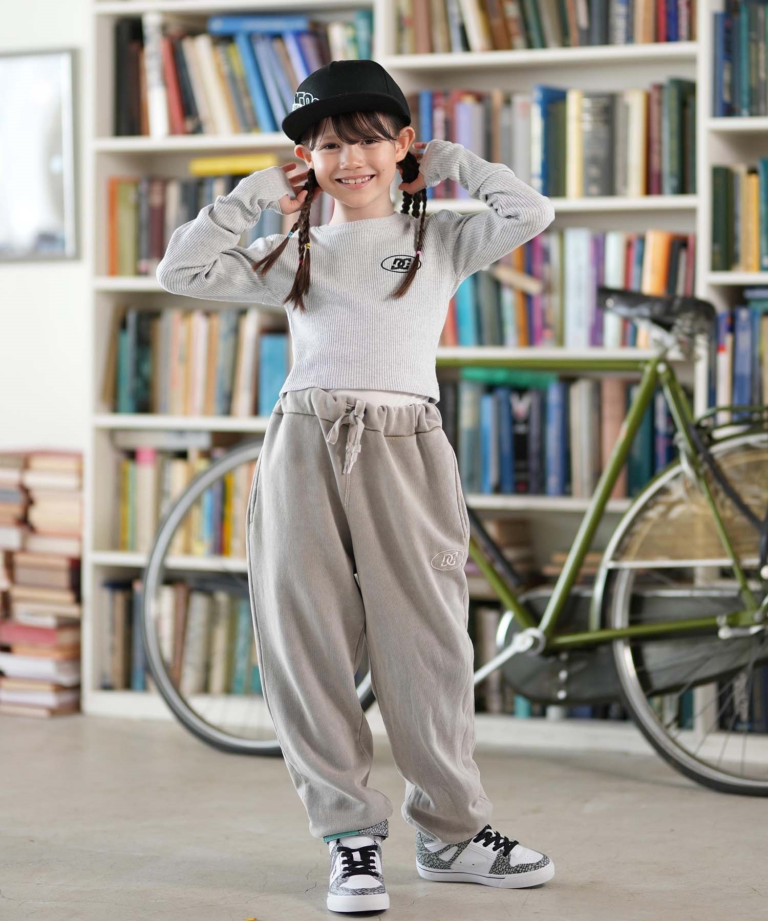 DC ディーシー 長袖 Tシャツ ロンT キッズ ジュニア 子供 KD GS TELECO