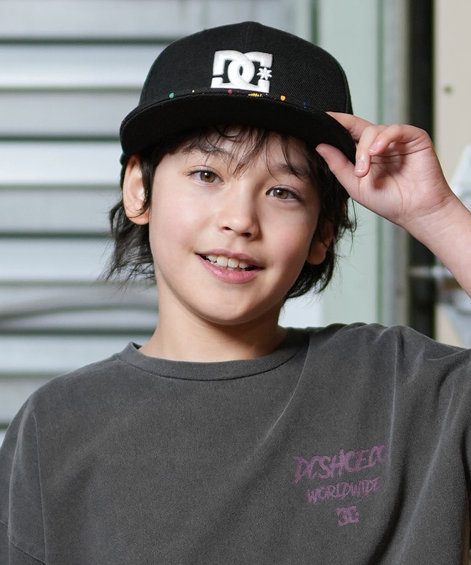 DC ディーシー キャップ キッズ 25 KD DOUBLEUP SNAPBACK