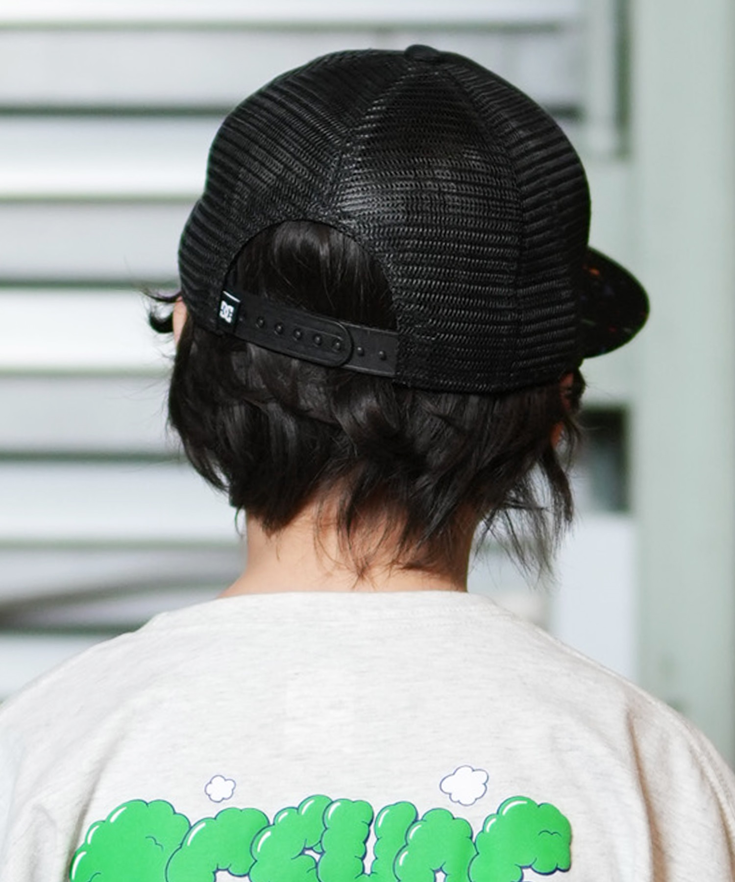 DC ディーシー キャップ キッズ 子供 メッシュ 25 KD STAREMB MESH SNAP YCP252601(BKC-FREE)