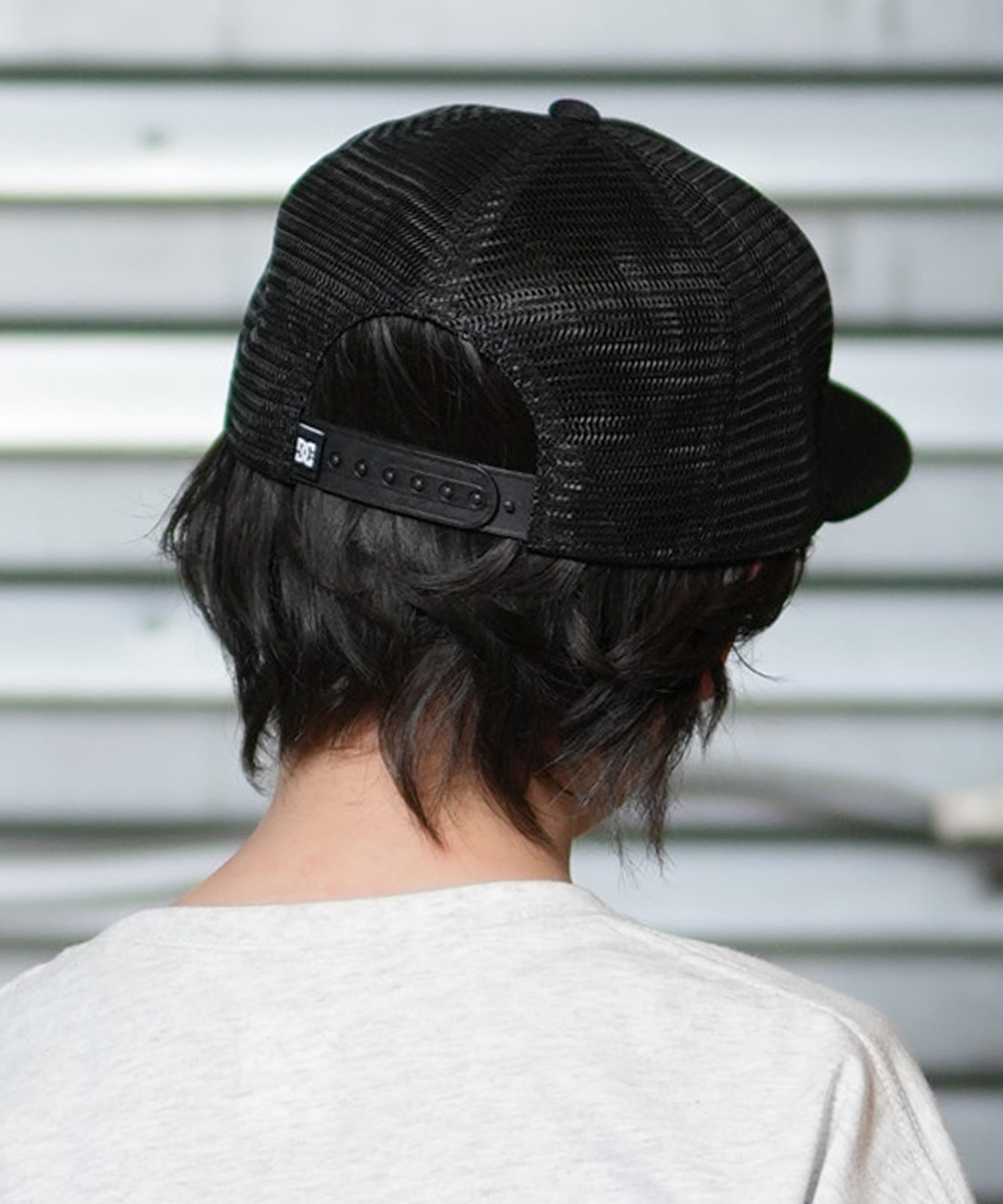 DC ディーシー キャップ キッズ 子供 25 KD DOUBLEUP MESH SNAP YCP252602(BKB-FREE)