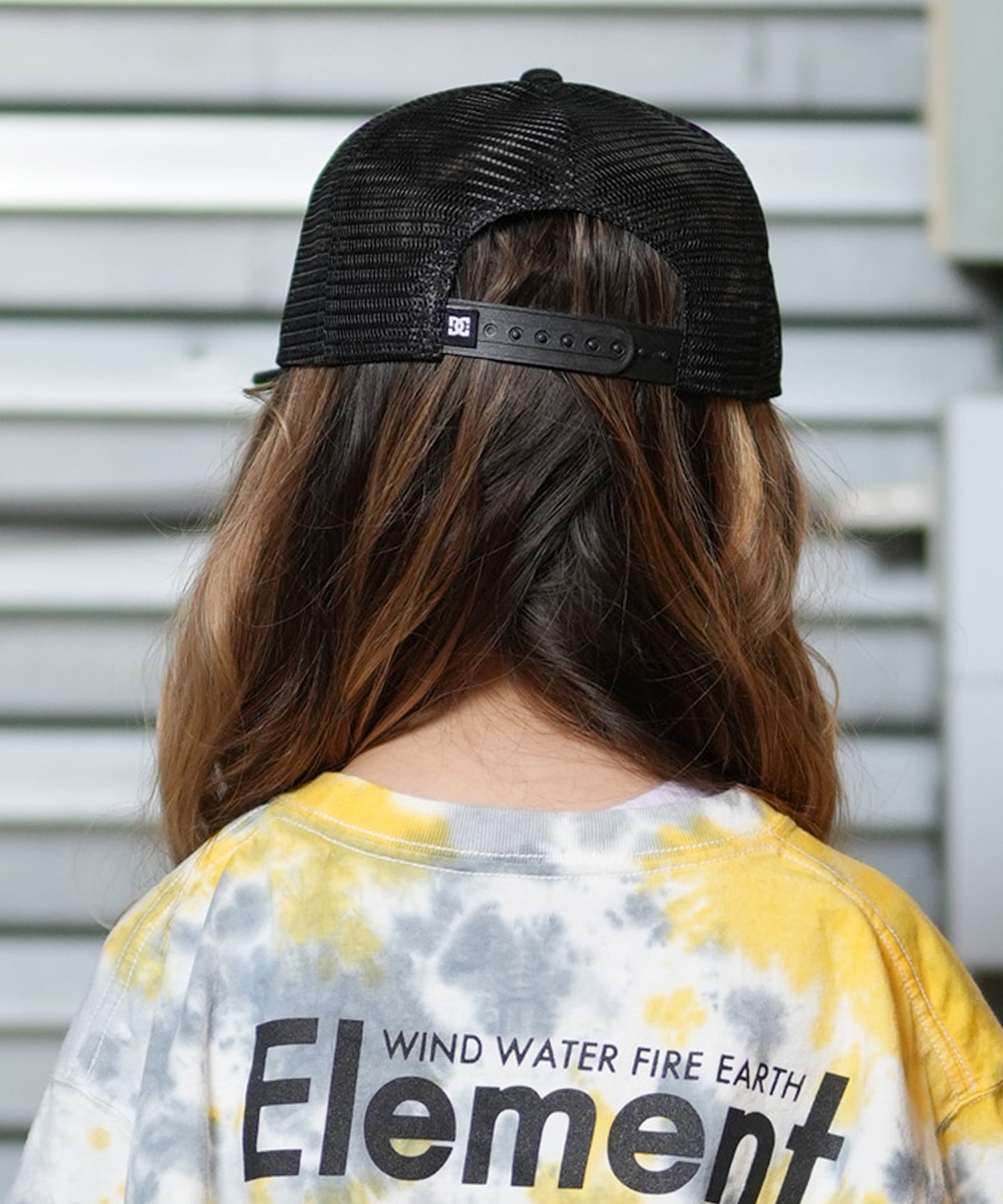 DC ディーシー キャップ キッズ 子供 25 KD DOUBLEUP MESH SNAP YCP252602(BKB-FREE)