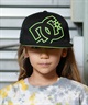 DC ディーシー キャップ キッズ 子供 25 KD DOUBLEUP MESH SNAP YCP252602(BKB-FREE)