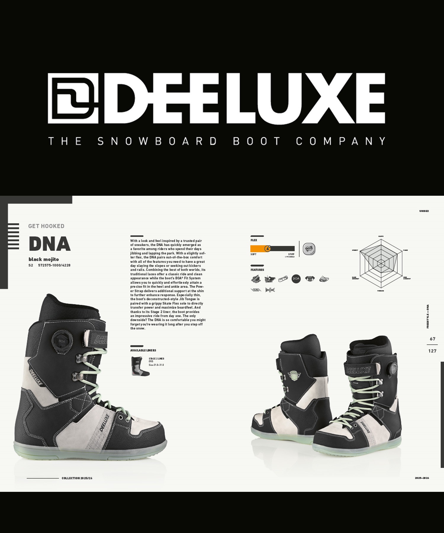 早期購入】 DEELUXE ディーラックス スノーボード ブーツ STAGE2