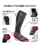 DEELUXE ディーラックス THERMO SOCKS EVO スノーボード ソックス 靴下 ユニセックス ムラサキスポーツ 25-26モデル(BK/RD-S)