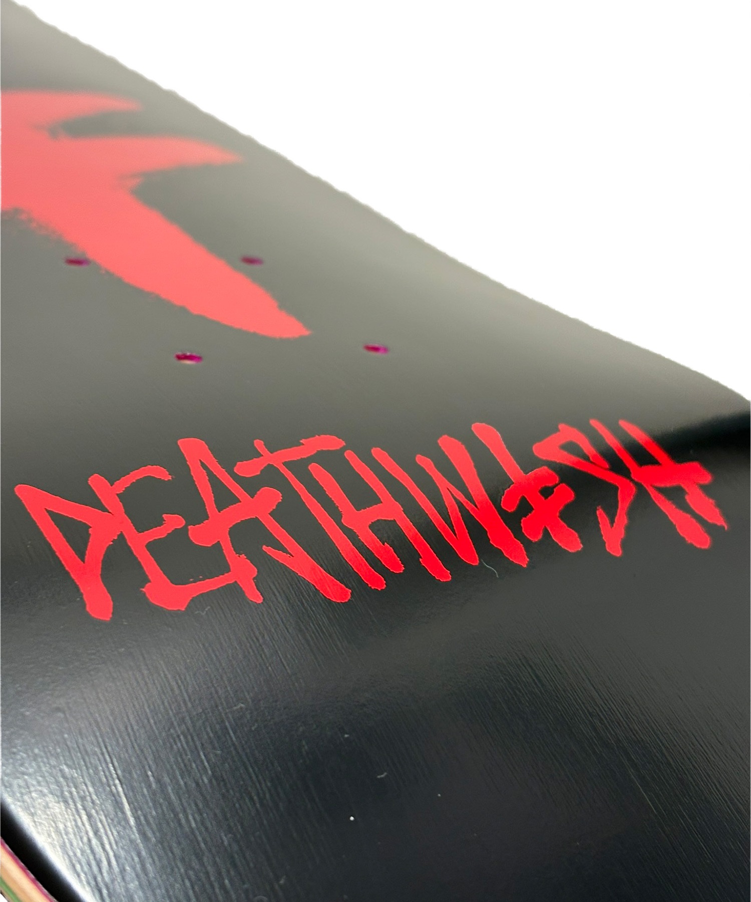 DEATHWISH デスウィッシュ スケートボード デッキ 8.0inch DW GANG SPRAY BLK RED ムラサキスポーツ 初心者 低価格(BK/RD-8inch)