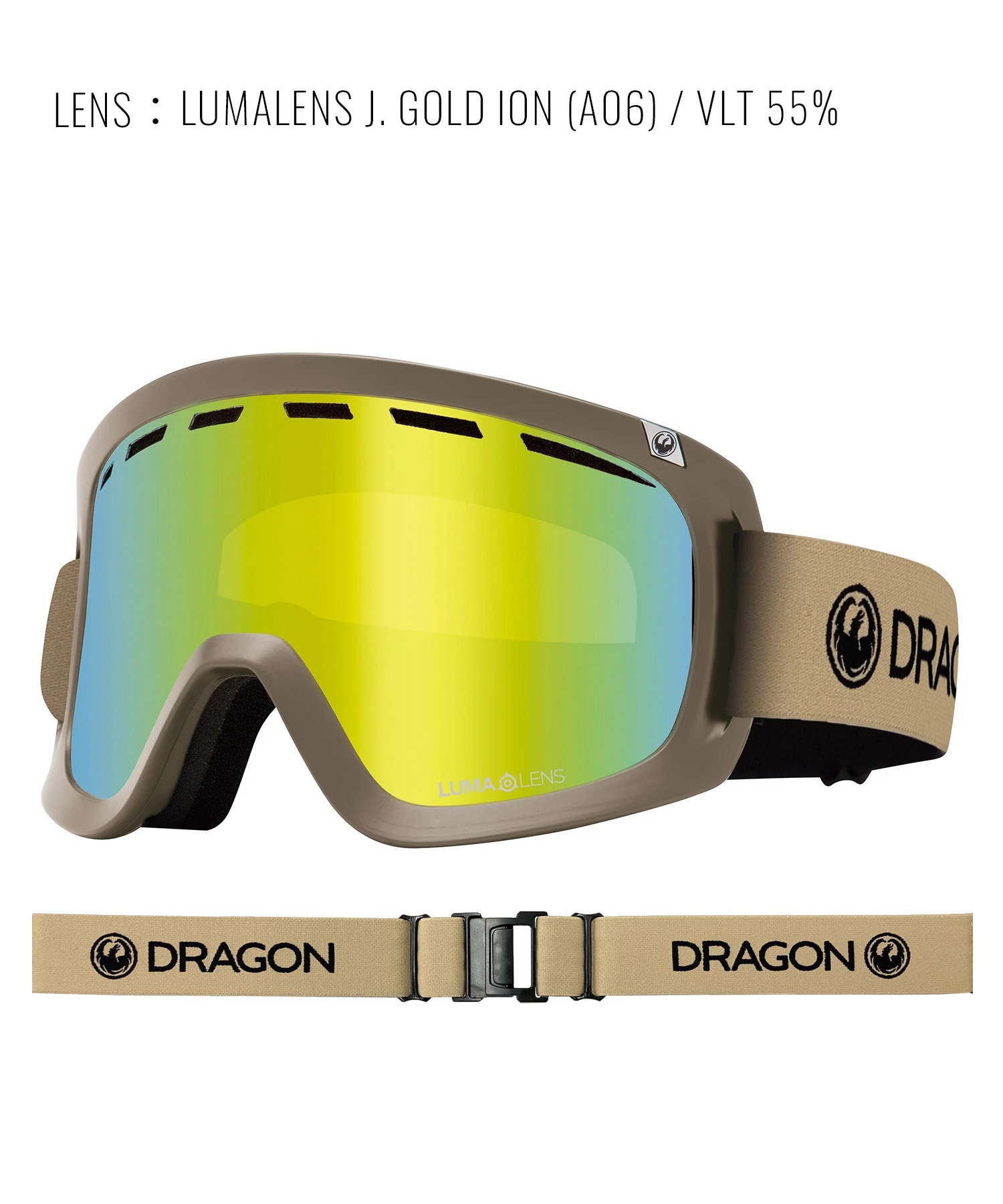 DRAGON ドラゴン 25 D1 スノーボード ゴーグル ユニセックス ムラサキ 