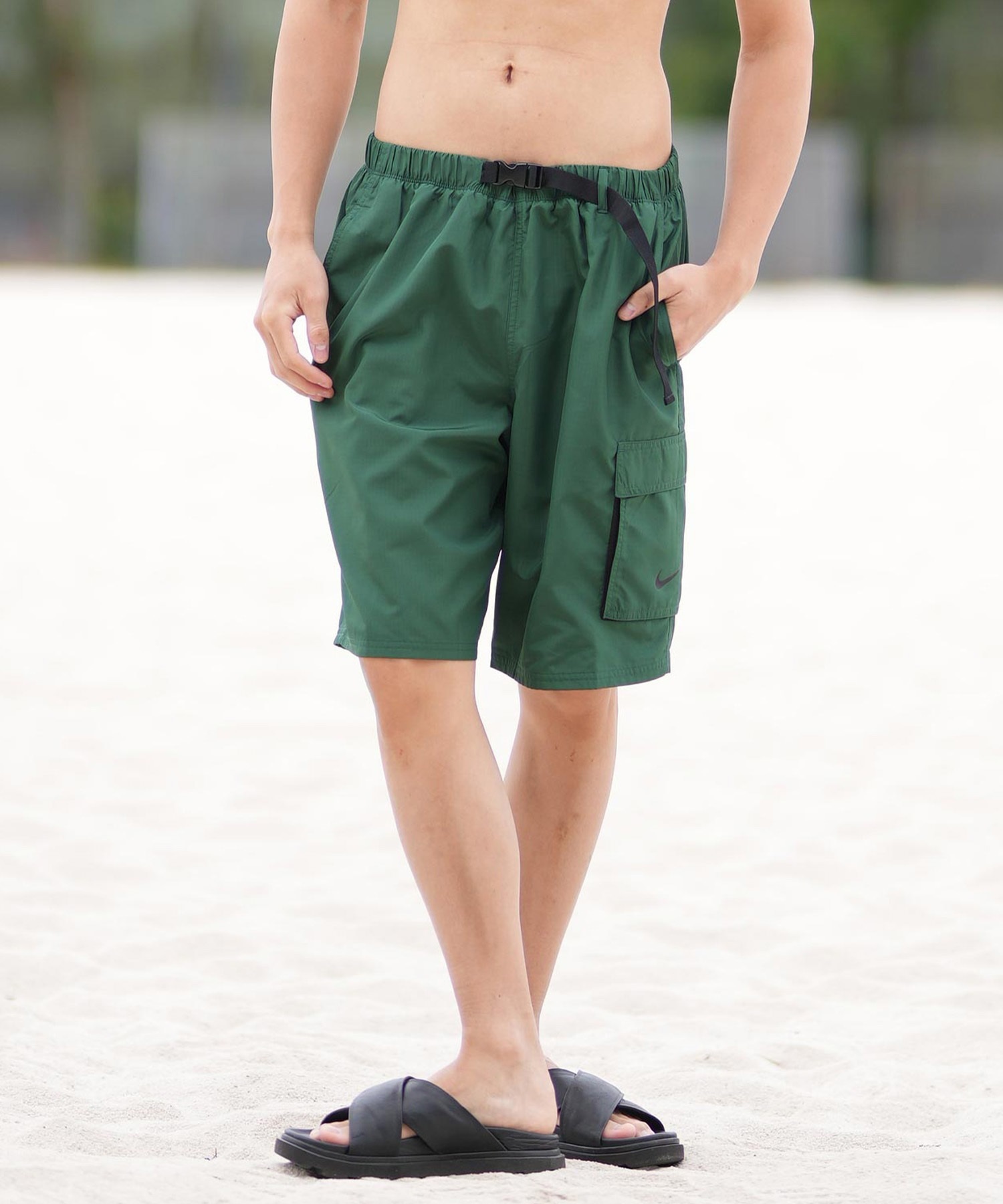 NIKE ナイキ 水着 海パン トランクス サーフパンツ メンズ 水陸両用 カーゴショーツ NESSF452(N392-S)