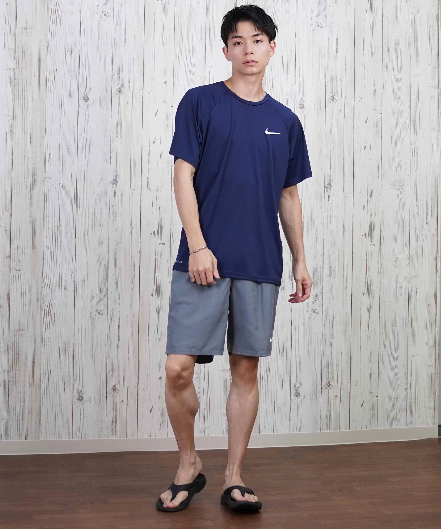 NIKE ナイキ 水着 海パン トランクス サーフパンツ メンズ 水陸両用 ヒーロースタイル9ボレーショーツ NESSF558(N051-S)
