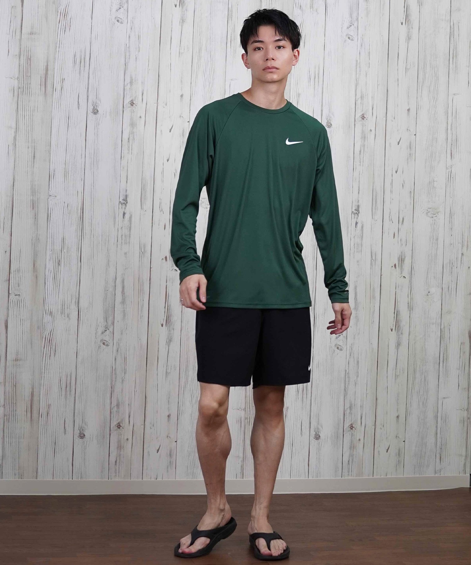 NIKE ナイキ 水着 海パン トランクス サーフパンツ メンズ 水陸両用 ヒーロースタイル7ボレーショーツ NESSF559(N001-S)