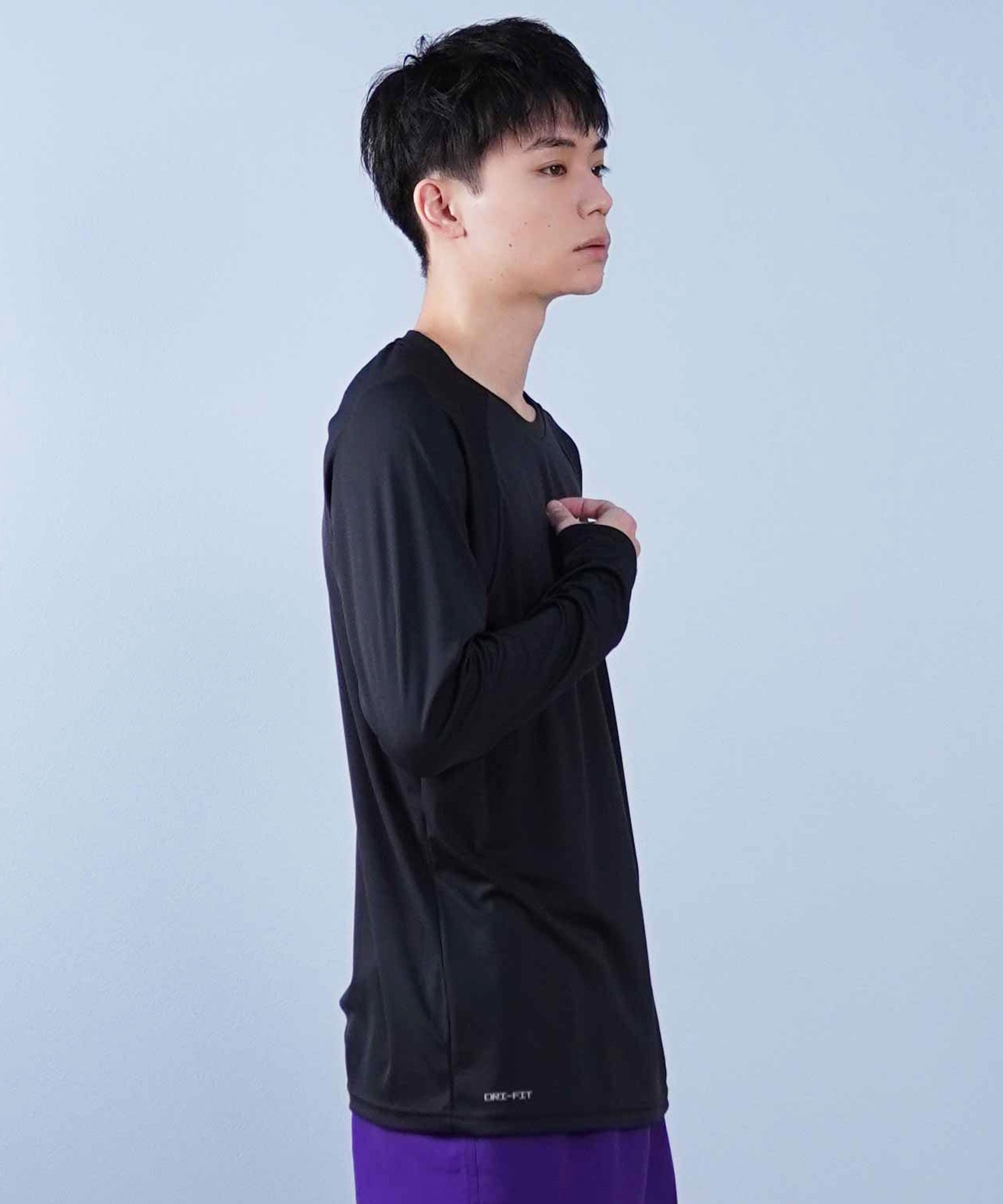 NIKE ナイキ 水着 ラッシュガード 長袖 Tシャツ ロンT メンズ 水陸両用 UVカット NESSA587(N001-S)