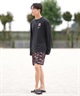 NIKE ナイキ 水着 ラッシュガード 長袖 Tシャツ ロンT メンズ ワンポイント UVカット NESSF474(N001-S)