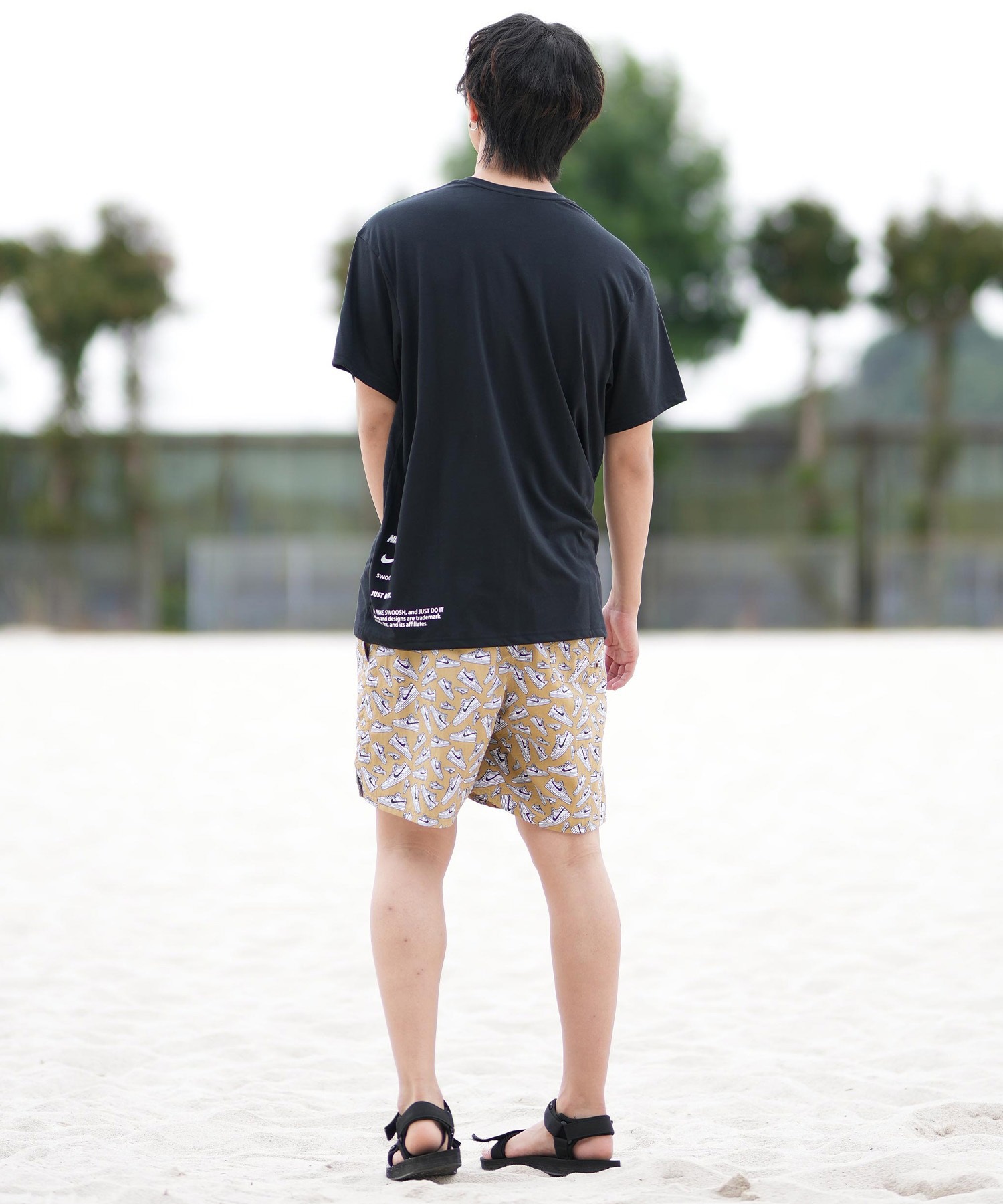 NIKE ナイキ 水着 ラッシュガード 半袖 Tシャツ メンズ 水陸両用