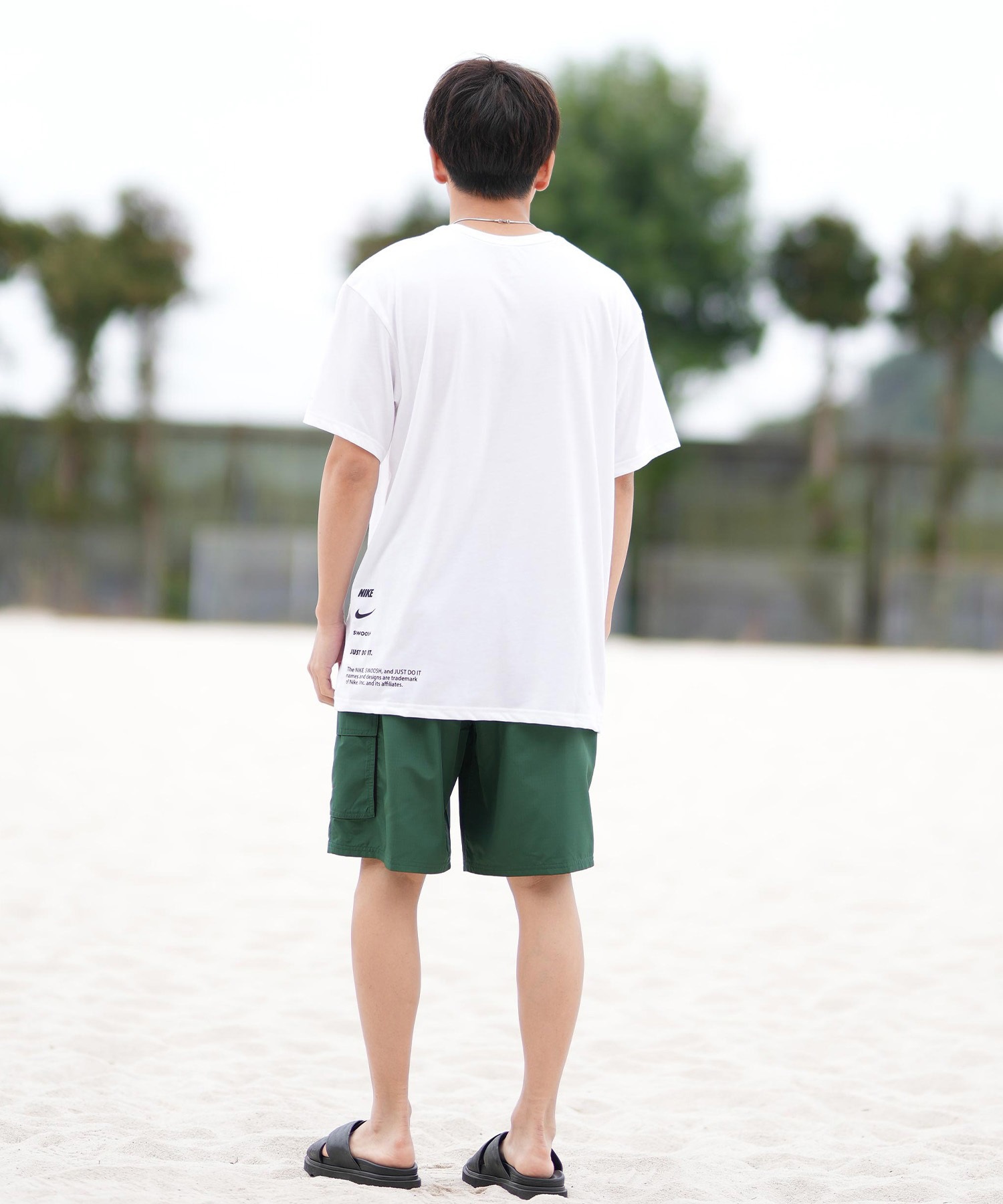 NIKE ナイキ 水着 ラッシュガード 半袖 Tシャツ メンズ 水陸両用 UV