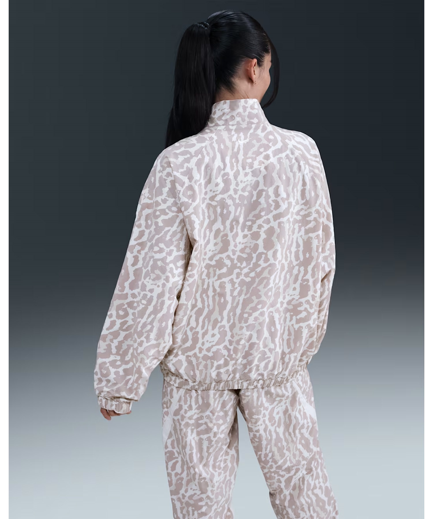 【定価販売】NIKE　レオパード　ウーブンプリンテッドジャケット NIKE ナイキ ジャージ トラックジャケット レディース ヒョウ柄