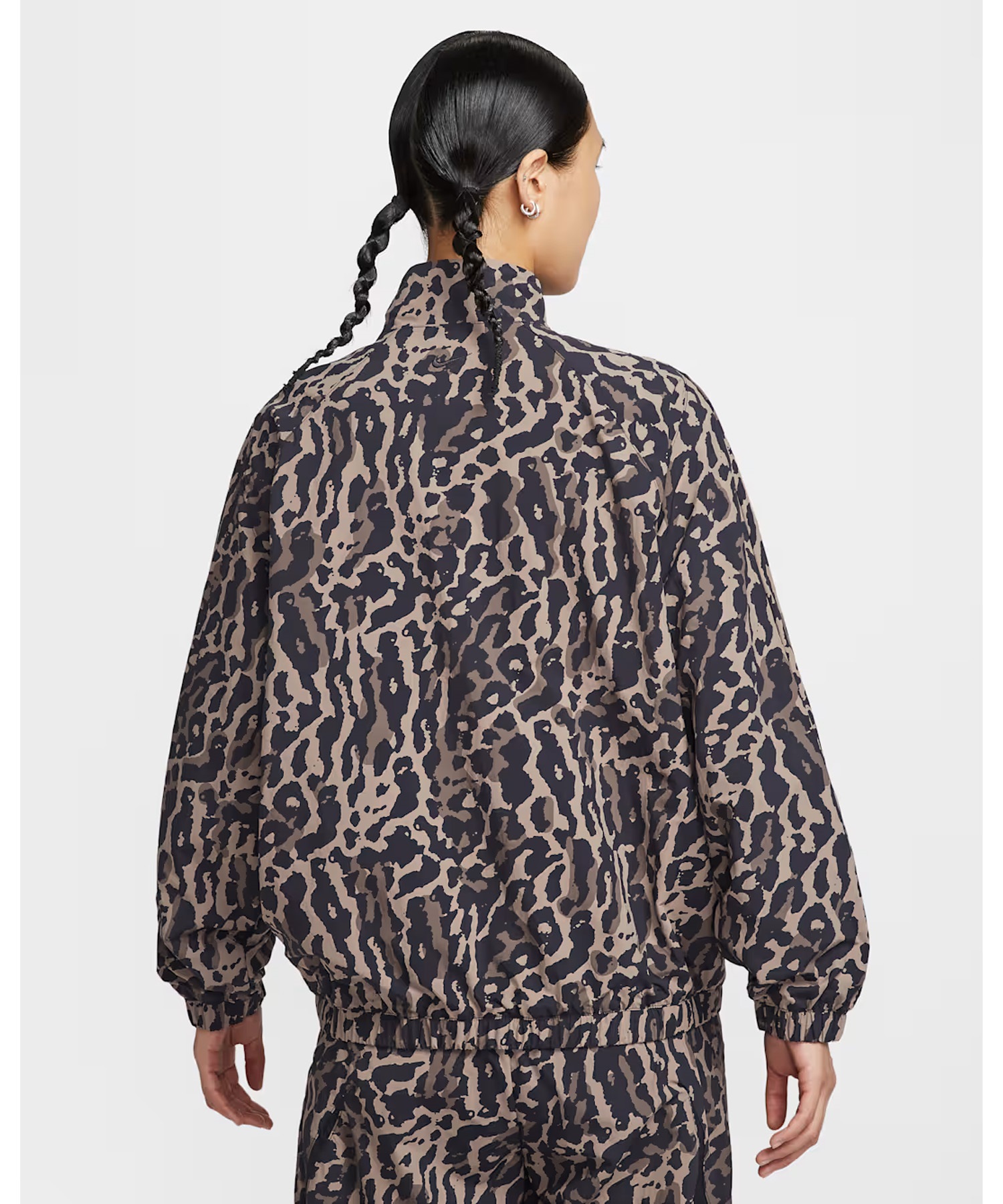 【定価販売】NIKE　レオパード　ウーブンプリンテッドジャケット NIKE ナイキ ジャージ トラックジャケット レディース ヒョウ柄