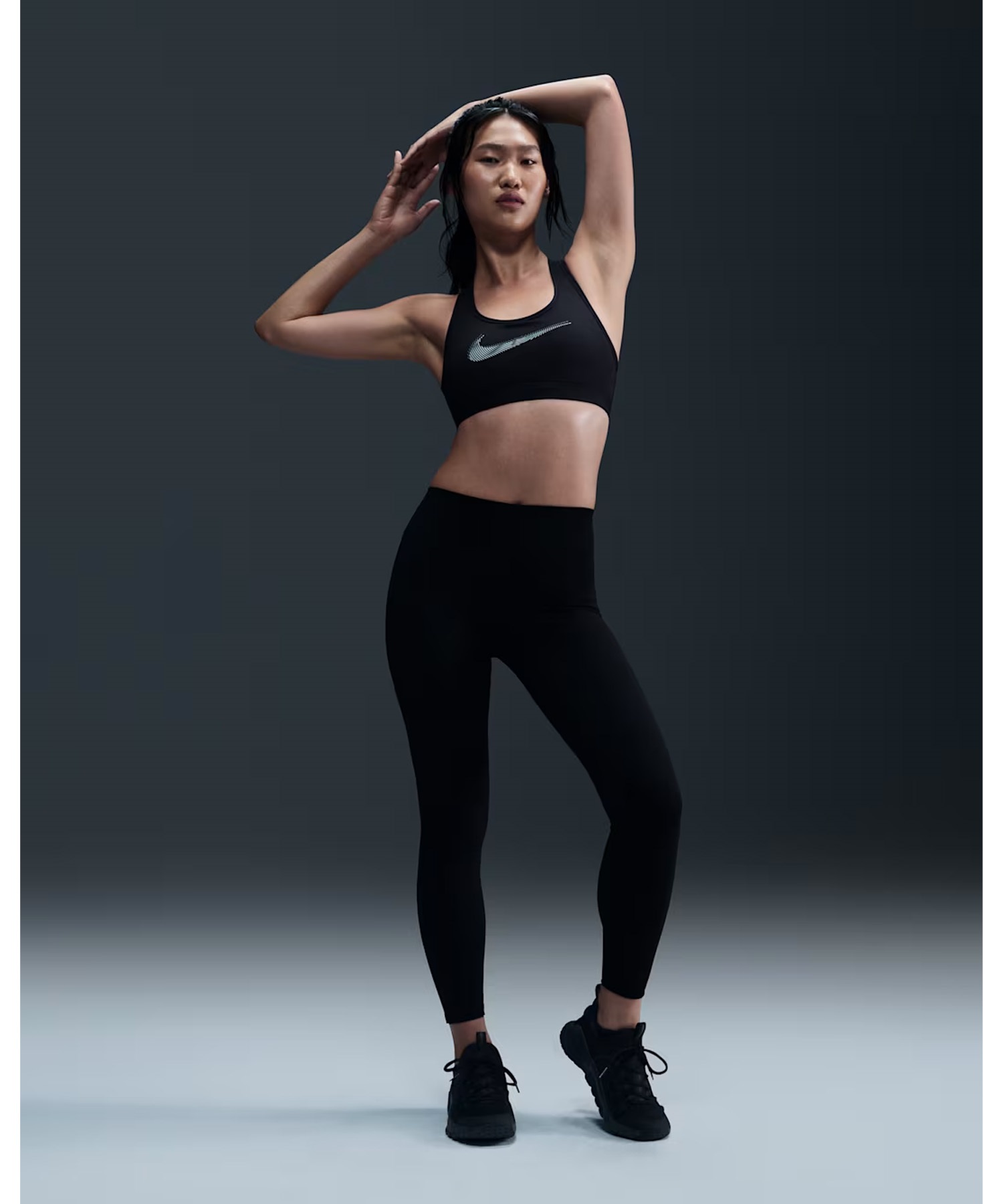 NIKE ナイキ ロングパンツ レディース ワンポイント ロゴ ハイウエスト