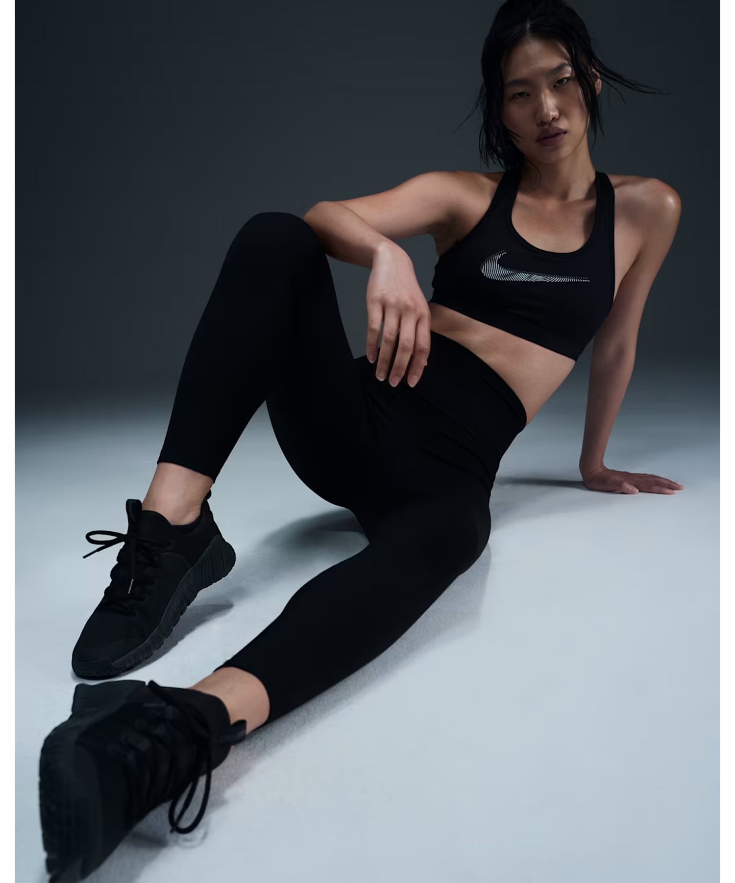 NIKE ナイキ ロングパンツ レディース ワンポイント ロゴ ハイウエスト