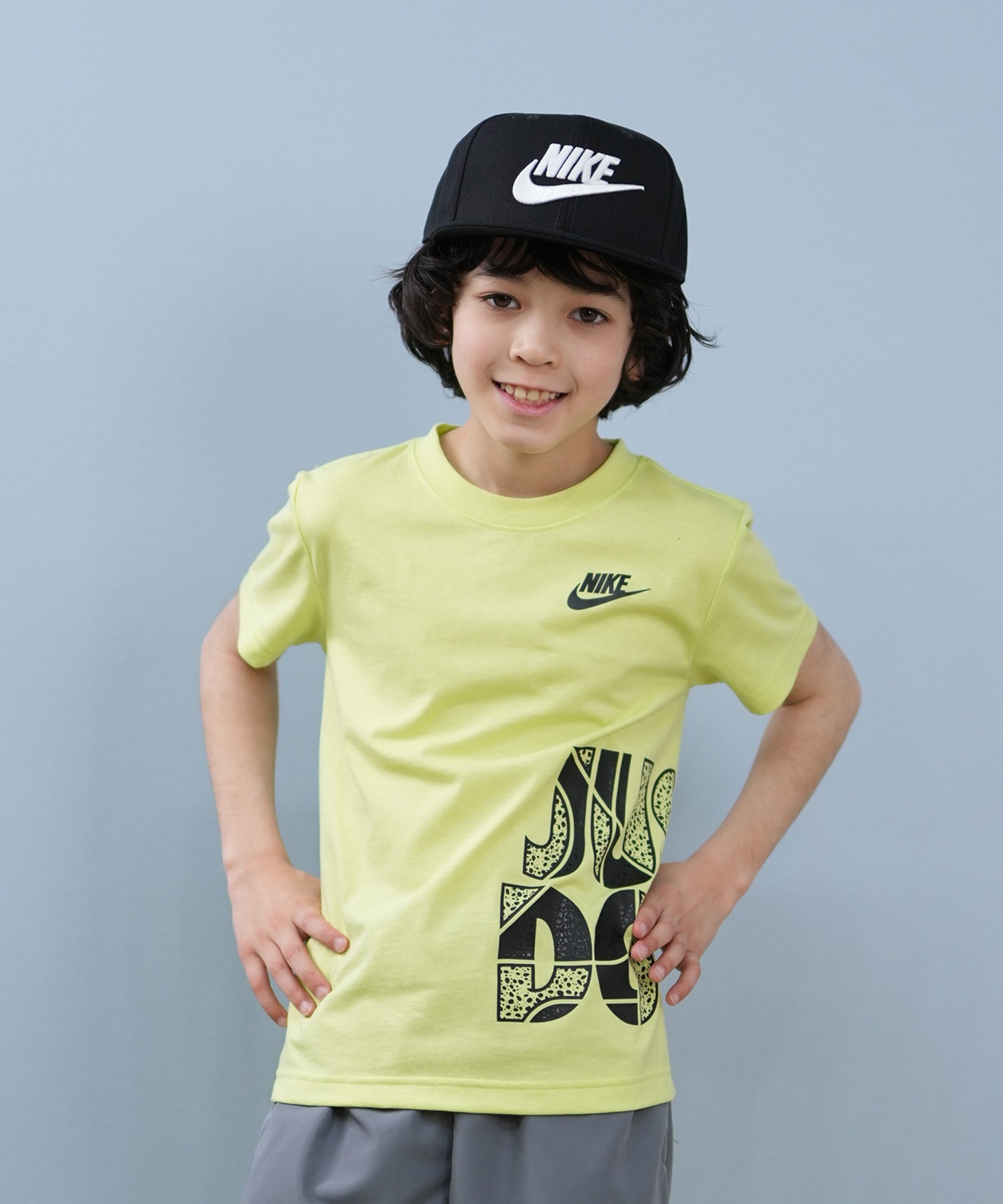 NIKE ナイキ 半袖 Tシャツ キッズ 子供 ロゴ WRAP JUST DO IT 86M782