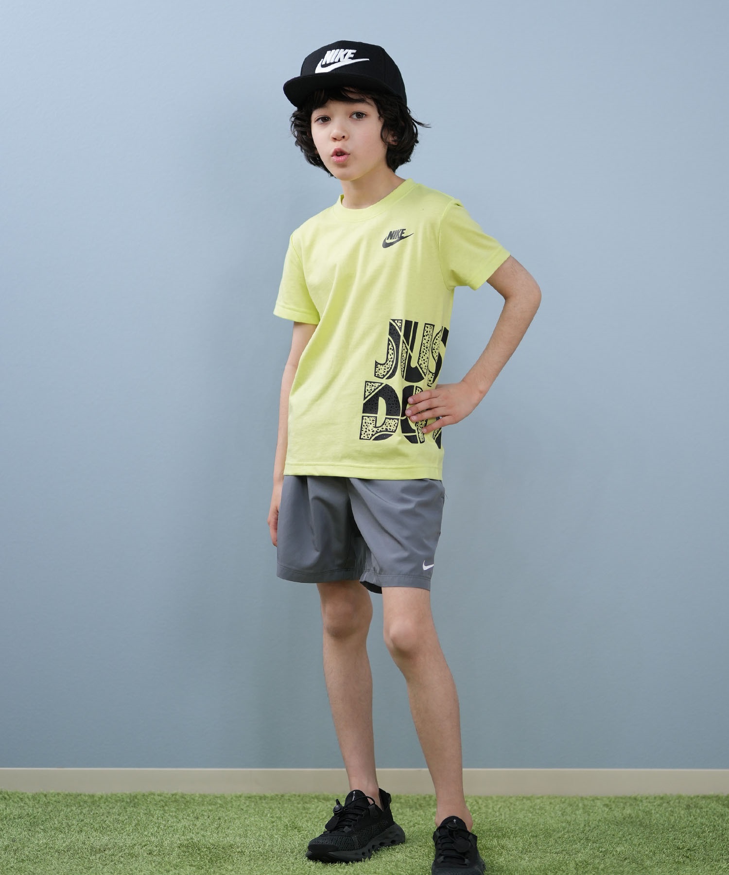 NIKE ナイキ 半袖 Tシャツ キッズ 子供 ロゴ WRAP JUST DO IT 86M782 