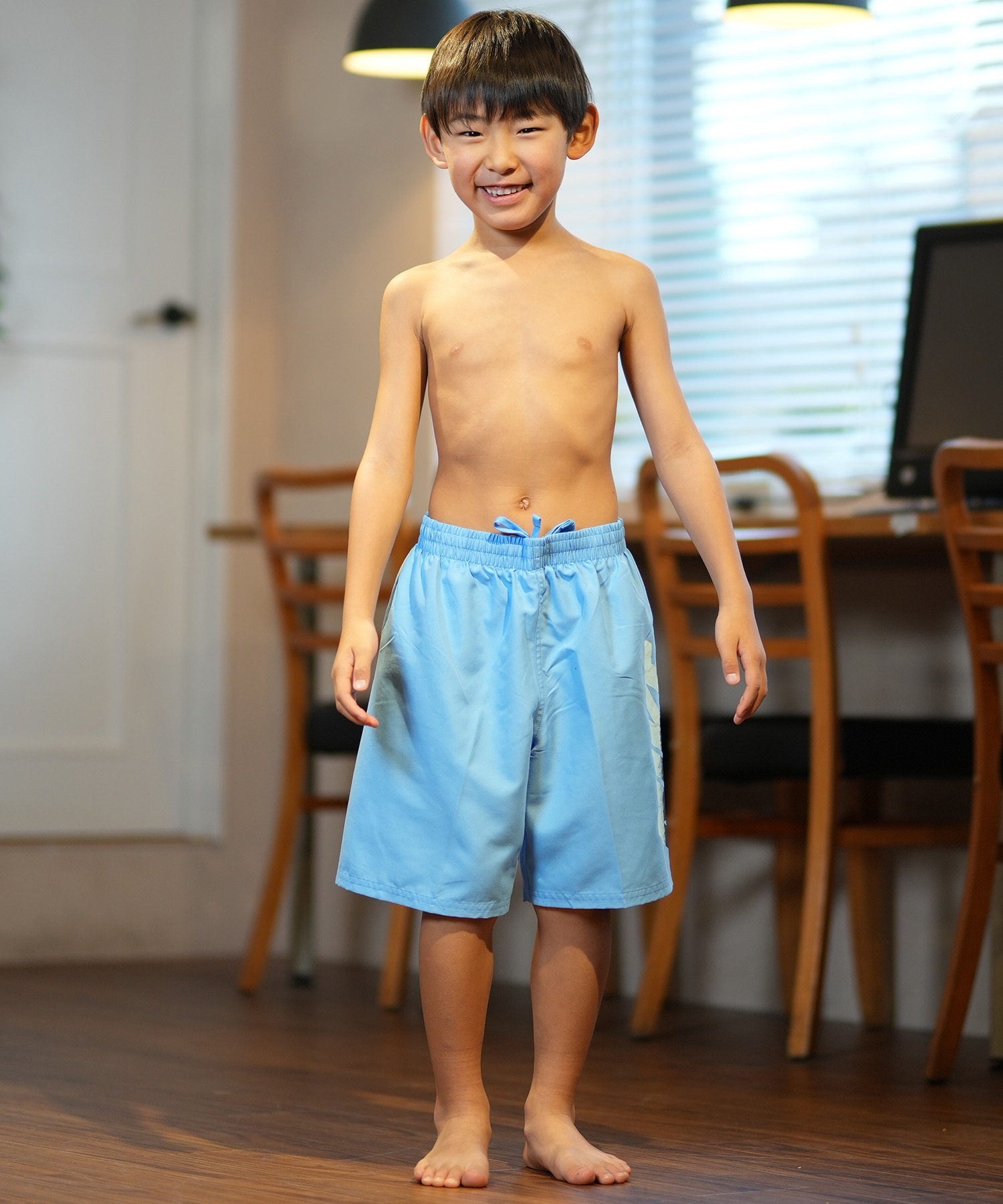 NIKE ナイキ 水着 海パン トランクス サーフパンツ キッズ ジュニア 子供 ナイキフェードNIKE7ボレーショーツ NESSF790(N438-130cm)