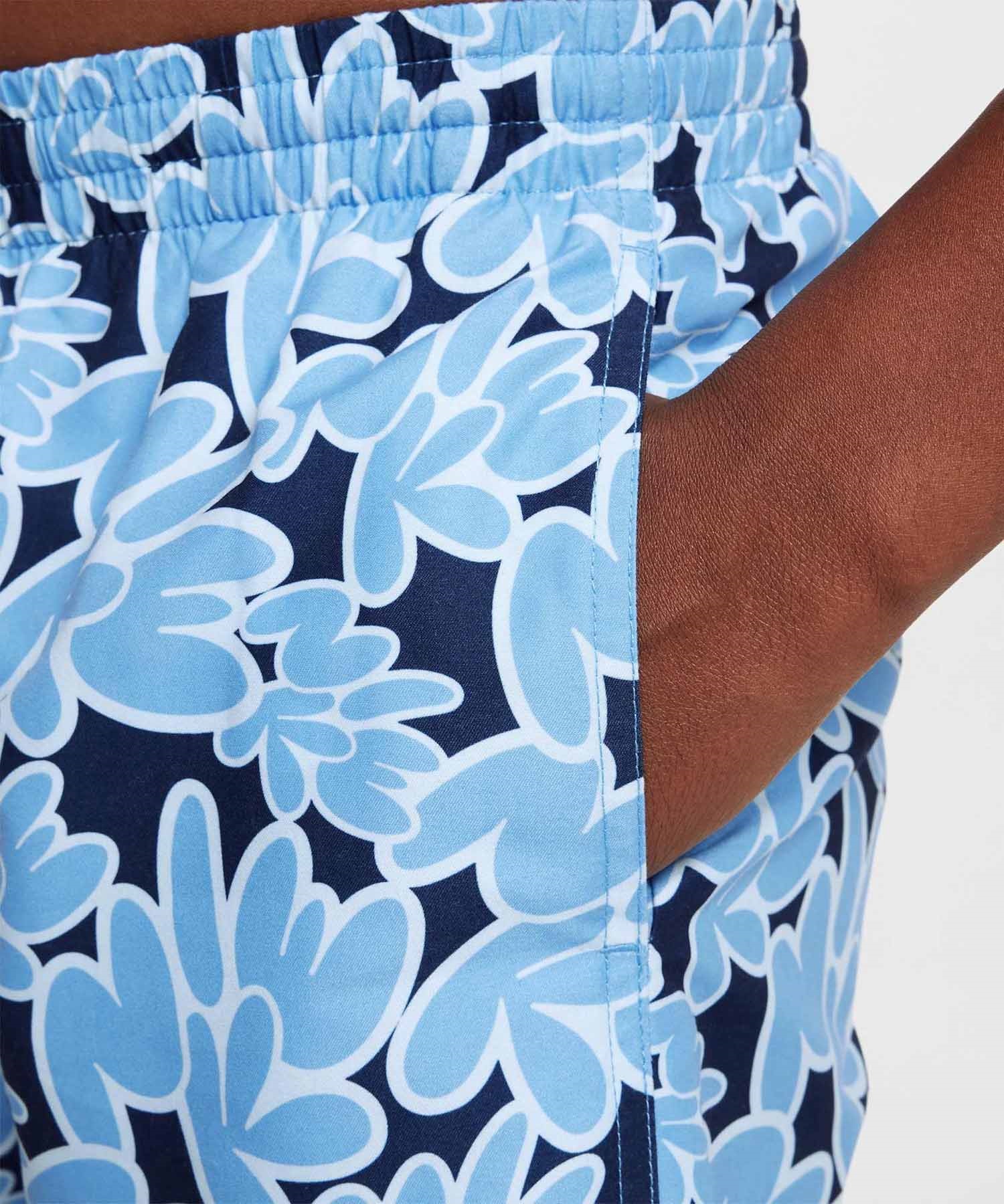 NIKE ナイキ 水着 海パン トランクス サーフパンツ キッズ ジュニア 子供 ボーイズ NIKEプリント 7 ボレーショーツ NESSF808(N614-130cm)