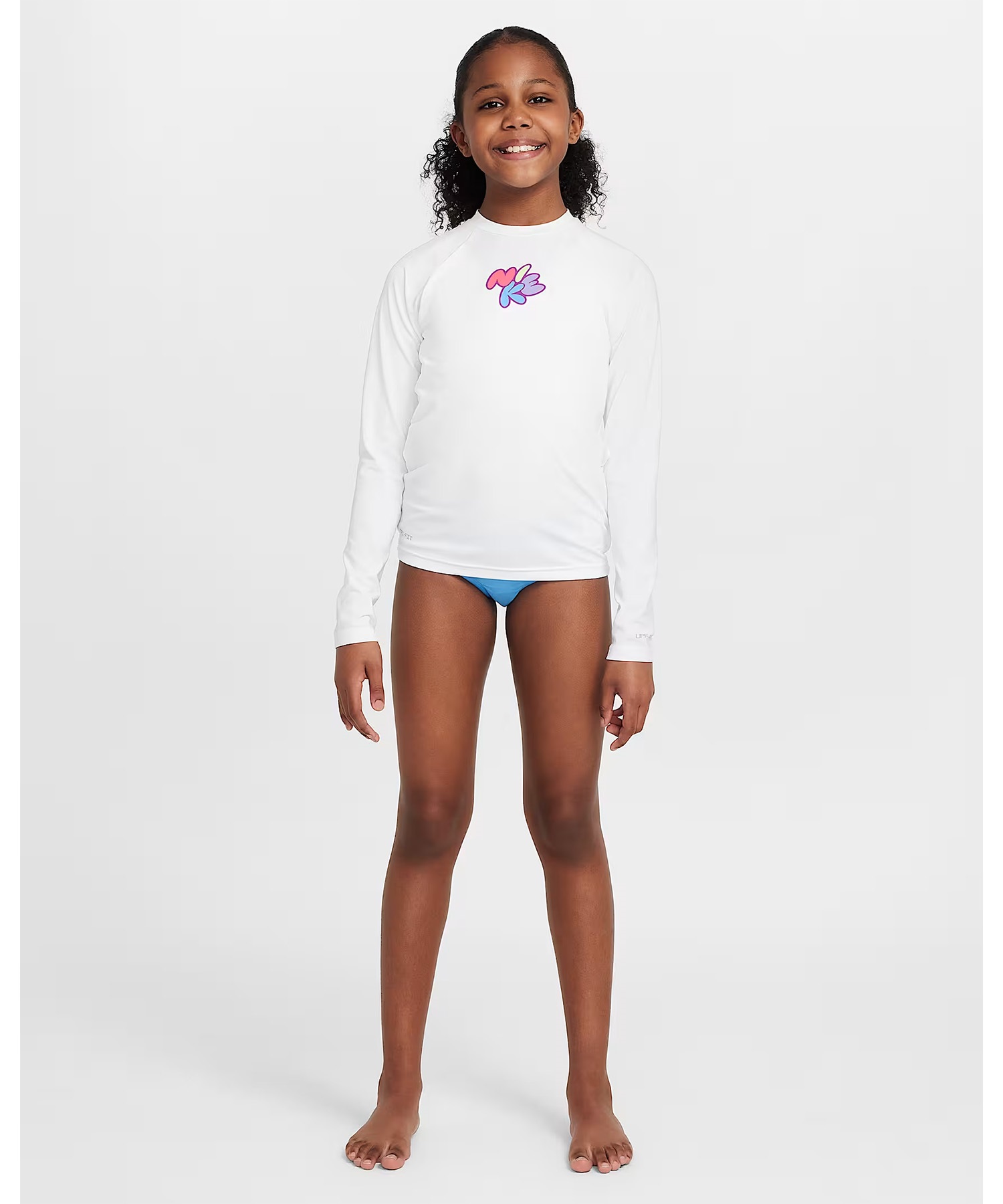NIKE ナイキ 水着 ラッシュガード 長袖 Tシャツ ロンT キッズ ジュニア 