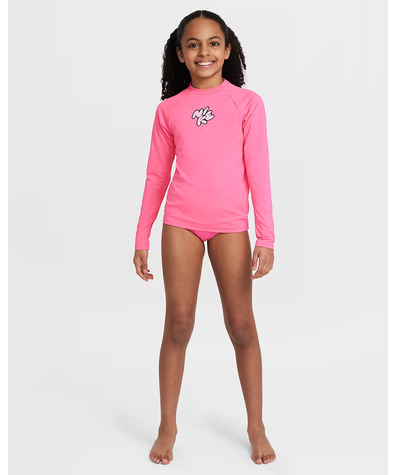 NIKE ナイキ 水着 ラッシュガード 長袖 Tシャツ ロンT キッズ ジュニア
