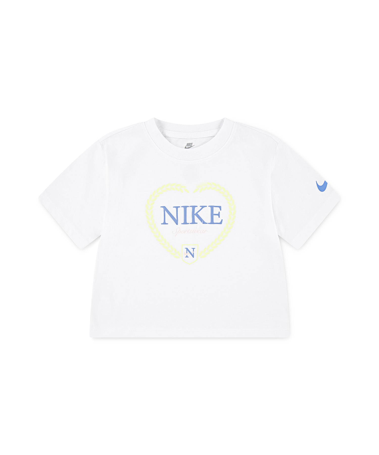 NIKE ナイキ 半袖 Tシャツ キッズ 子供 ハート ガールズ NKG SWOOSH
