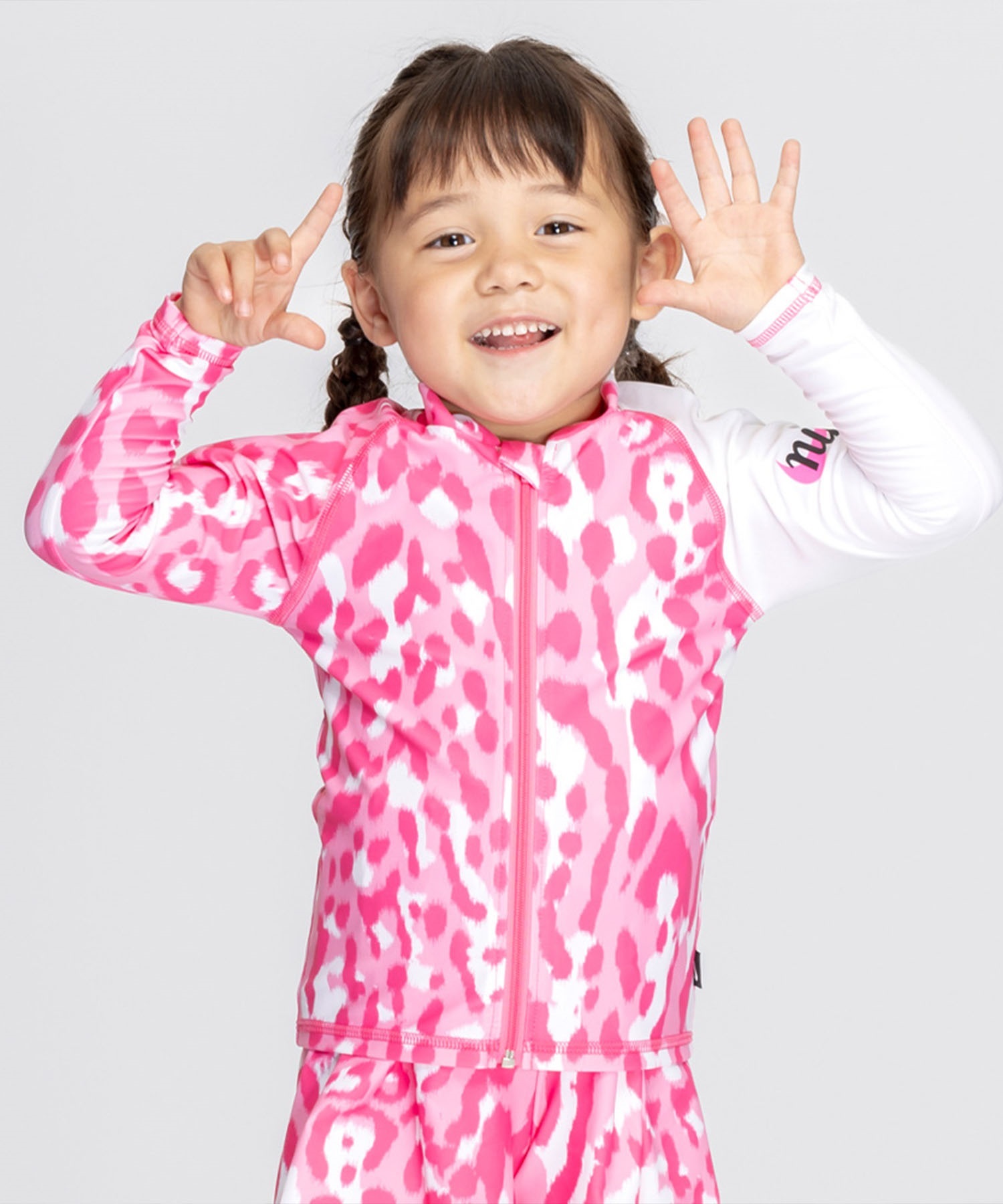 NIKE ナイキ 水着 ラッシュガード 長袖 ジップアップ キッズ 子供 UV