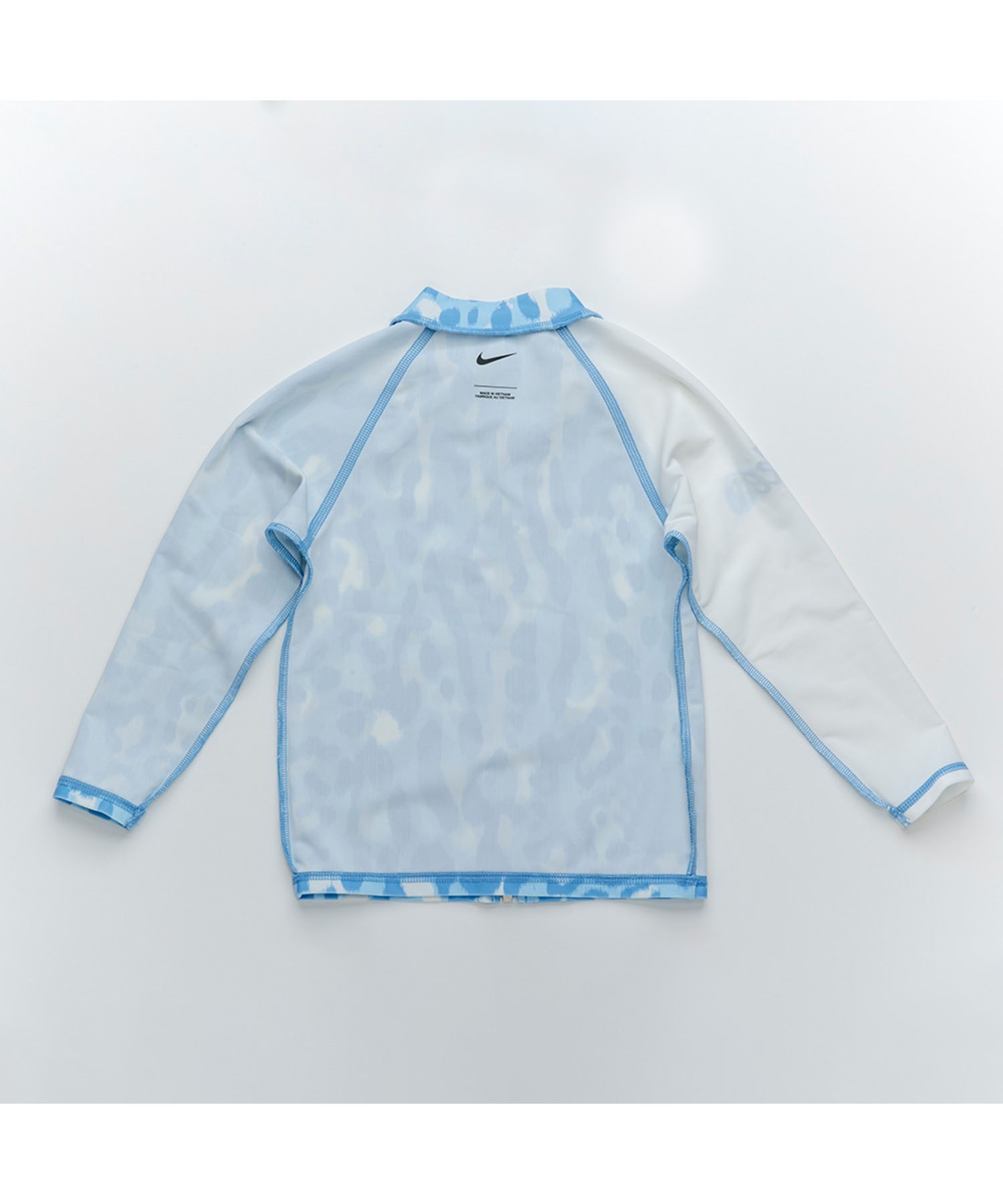 NIKE ナイキ 水着 ラッシュガード 長袖 ジップアップ キッズ 子供 UVカット トドラーガールズジップ付きラッシュガード 1991118 006(006-100cm)