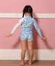 NIKE ナイキ 水着 ラッシュガード 長袖 ジップアップ キッズ 子供 UVカット トドラーガールズジップ付きラッシュガード 1991118 006(006-100cm)