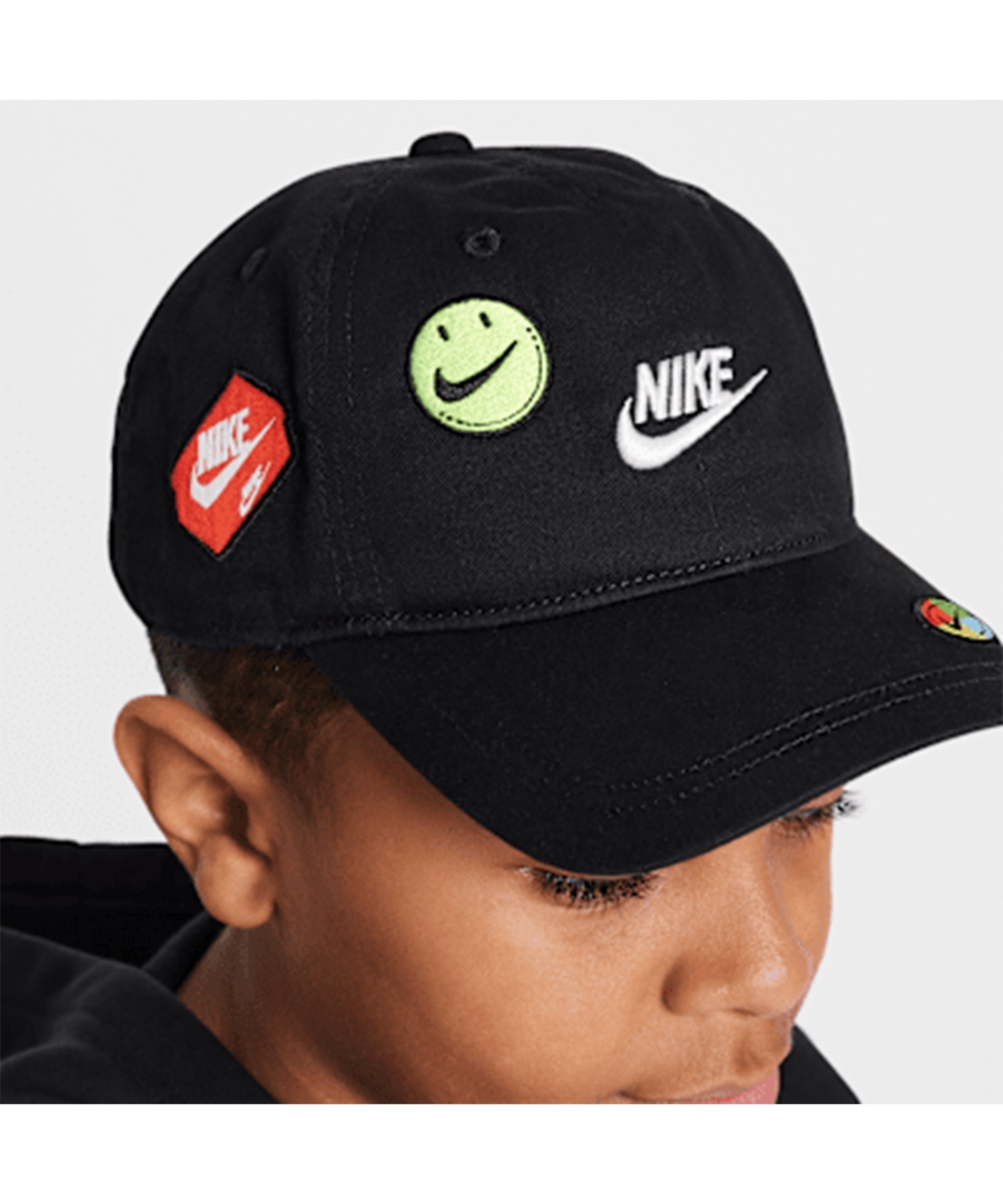 はっぴぃ　新品 NIKEスイムウェア　グレー　キャップ　黒　ゴーグル NIKE ナイキ（NIKE） 水泳 2WAY キャップ 黒 NESSC150-001