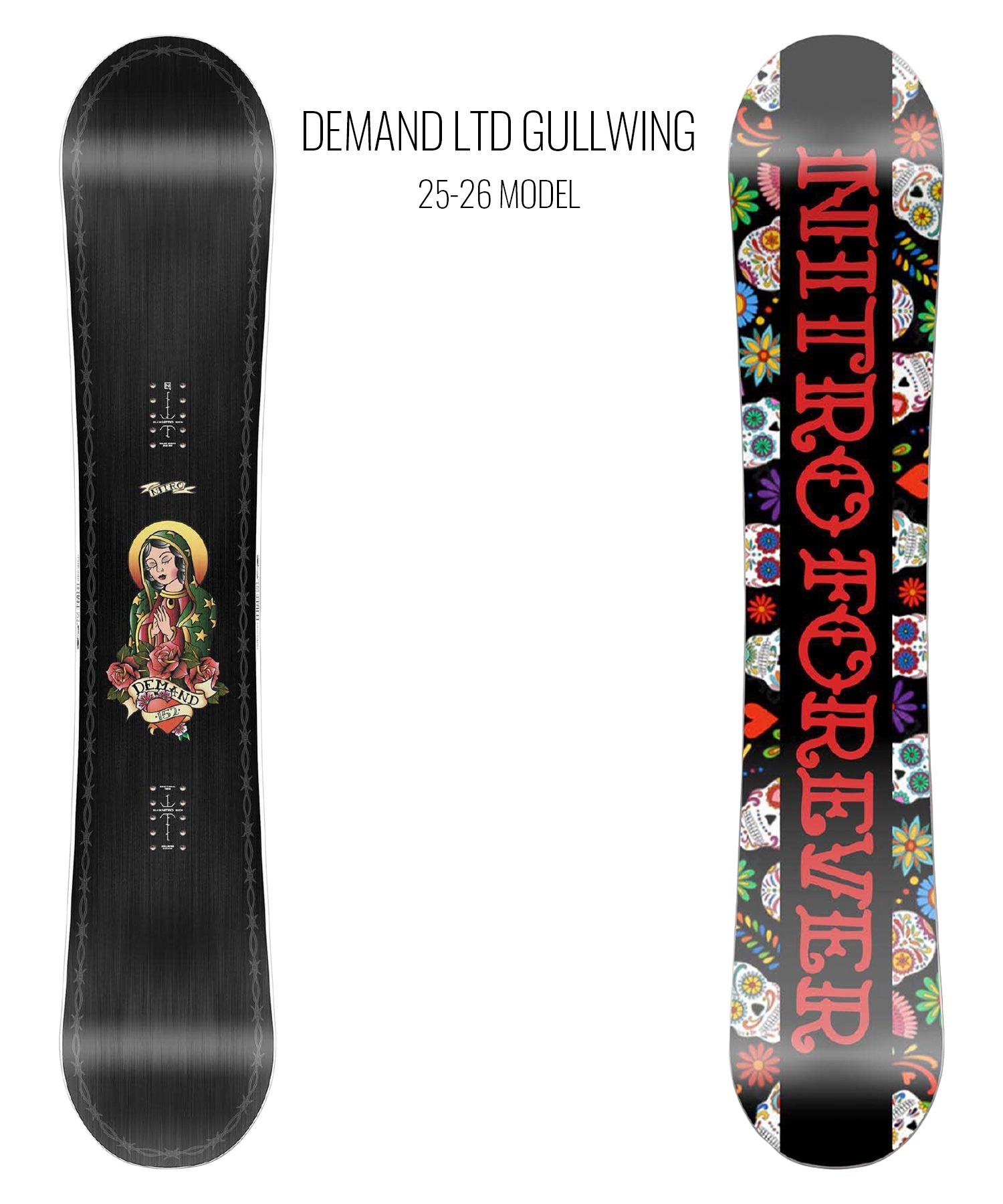 ナイトロ　オプティシム　スノーボード　156 2526】NITRO ナイトロ スノーボード 板 DEMAND LTD GULLWING ムラサキ