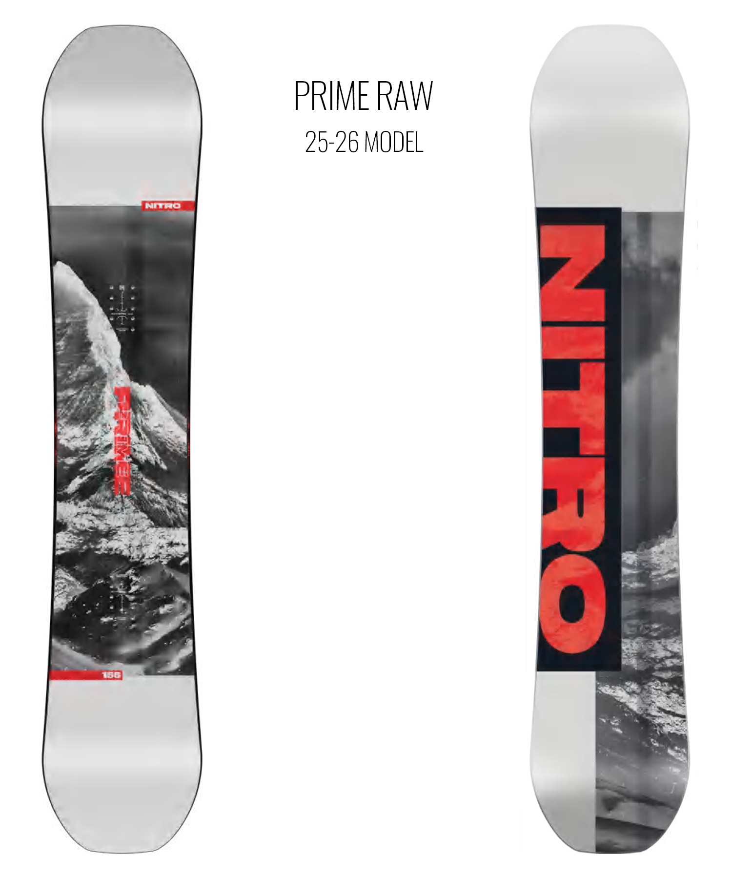 早期購入】NITRO ナイトロ スノーボード 板 メンズ PRIME RAW