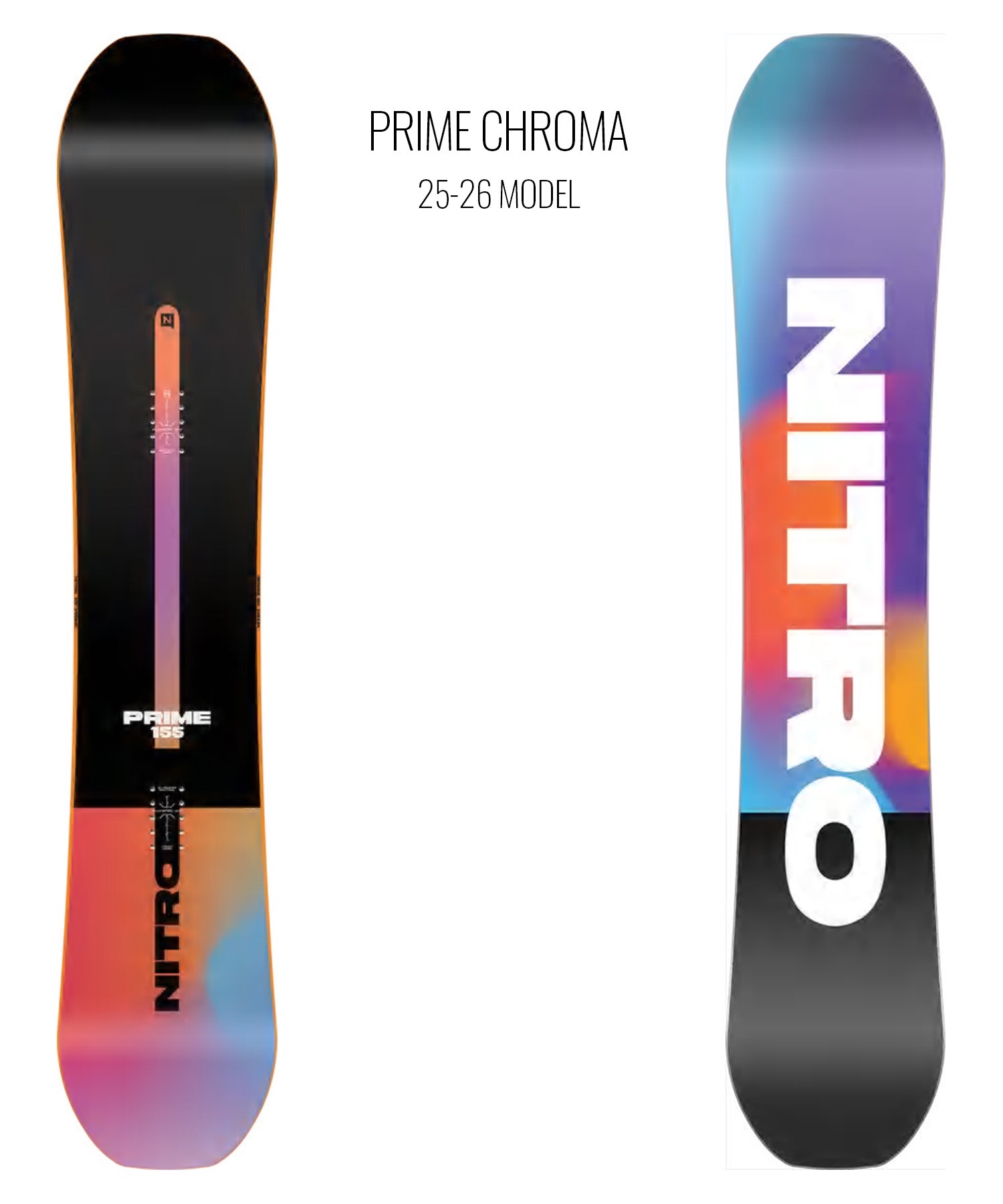 【早期購入】NITRO ナイトロ スノーボード 板 PRIME CHROMA ムラサキスポーツ 25-26モデル MM B7(ONECOLOR-149cm)