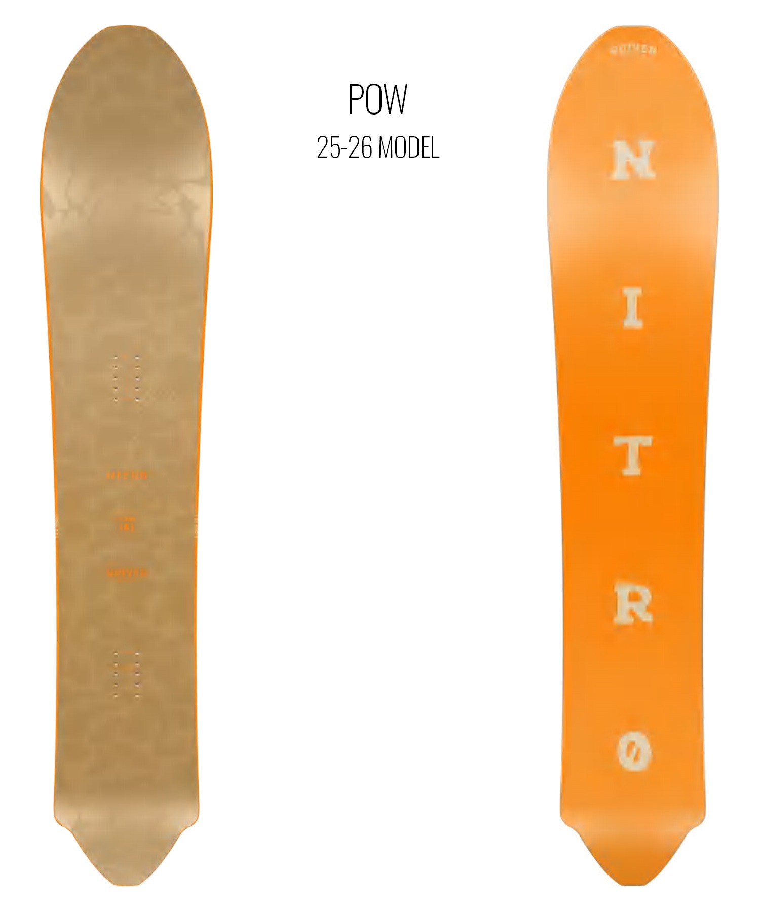 NITRO ナイトロ POW QUIVER スノーボード 板 メンズ ムラサキスポーツ