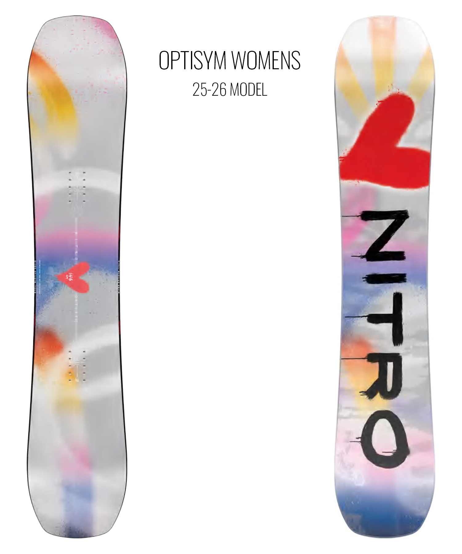 NITRO ナイトロ スノーボード 板 レディース OPTISYM WOMENS ムラサキ
